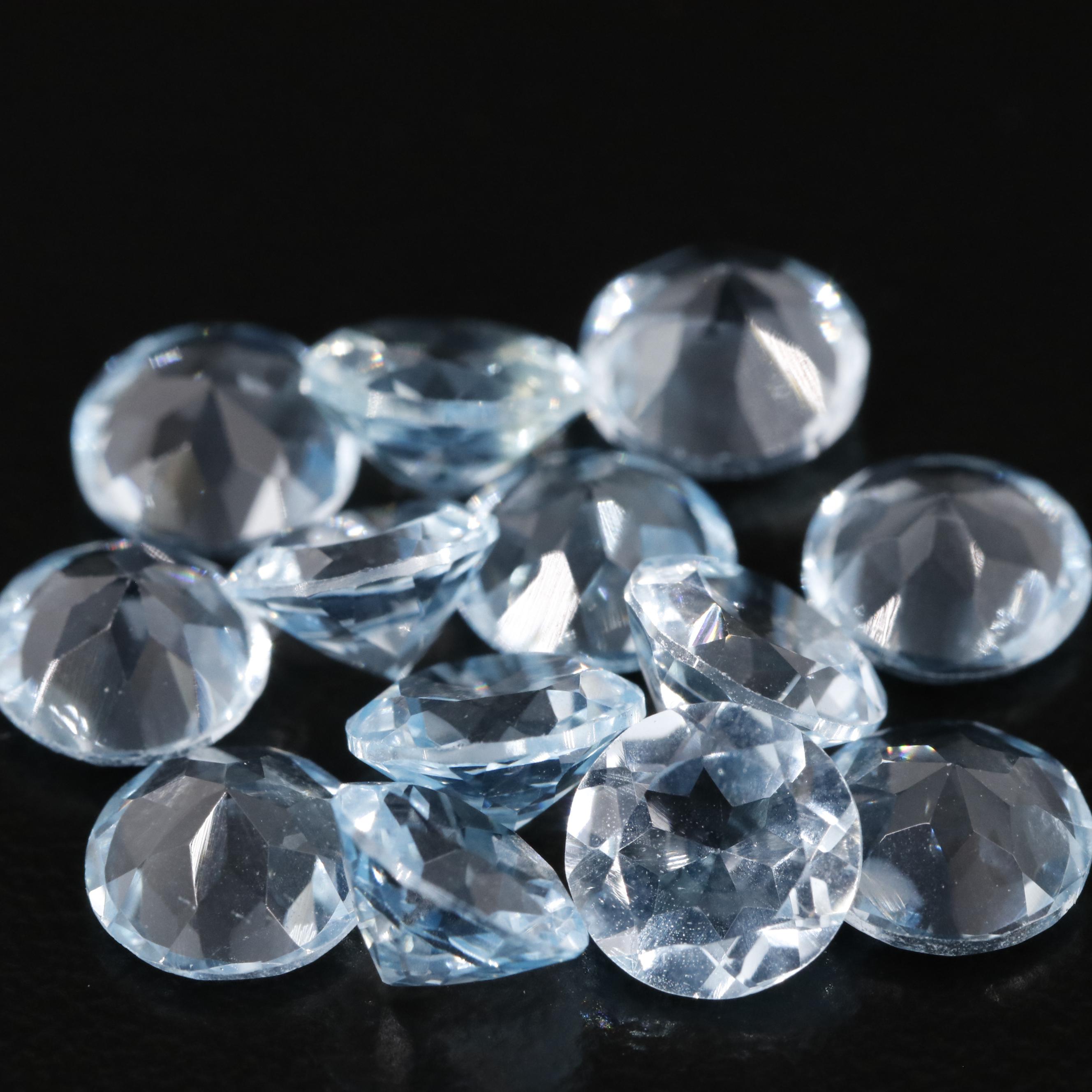Loose 11.52 CTW Blue Topaz