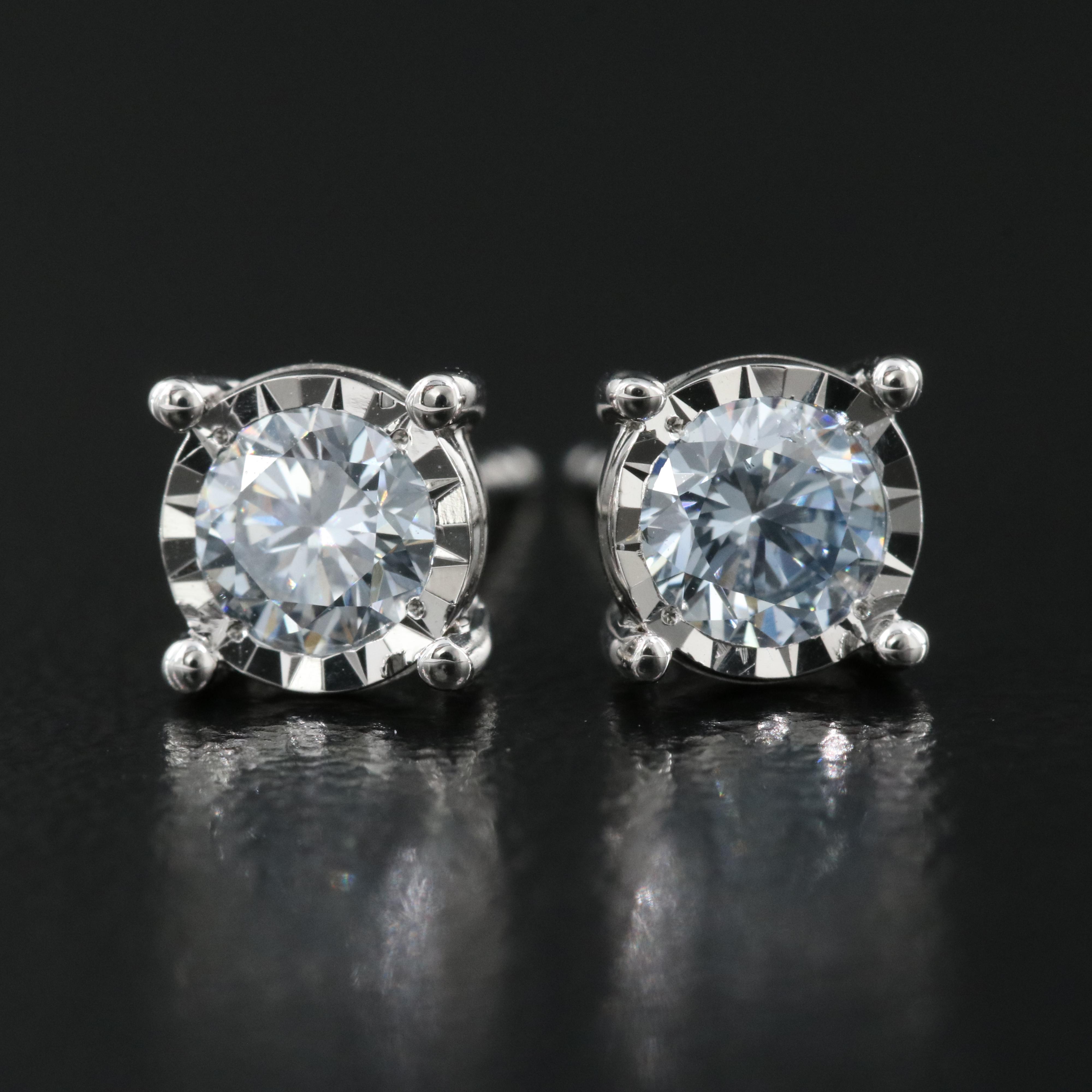 14K 0.63 CTW Lab Grown Diamond Stud Earrings