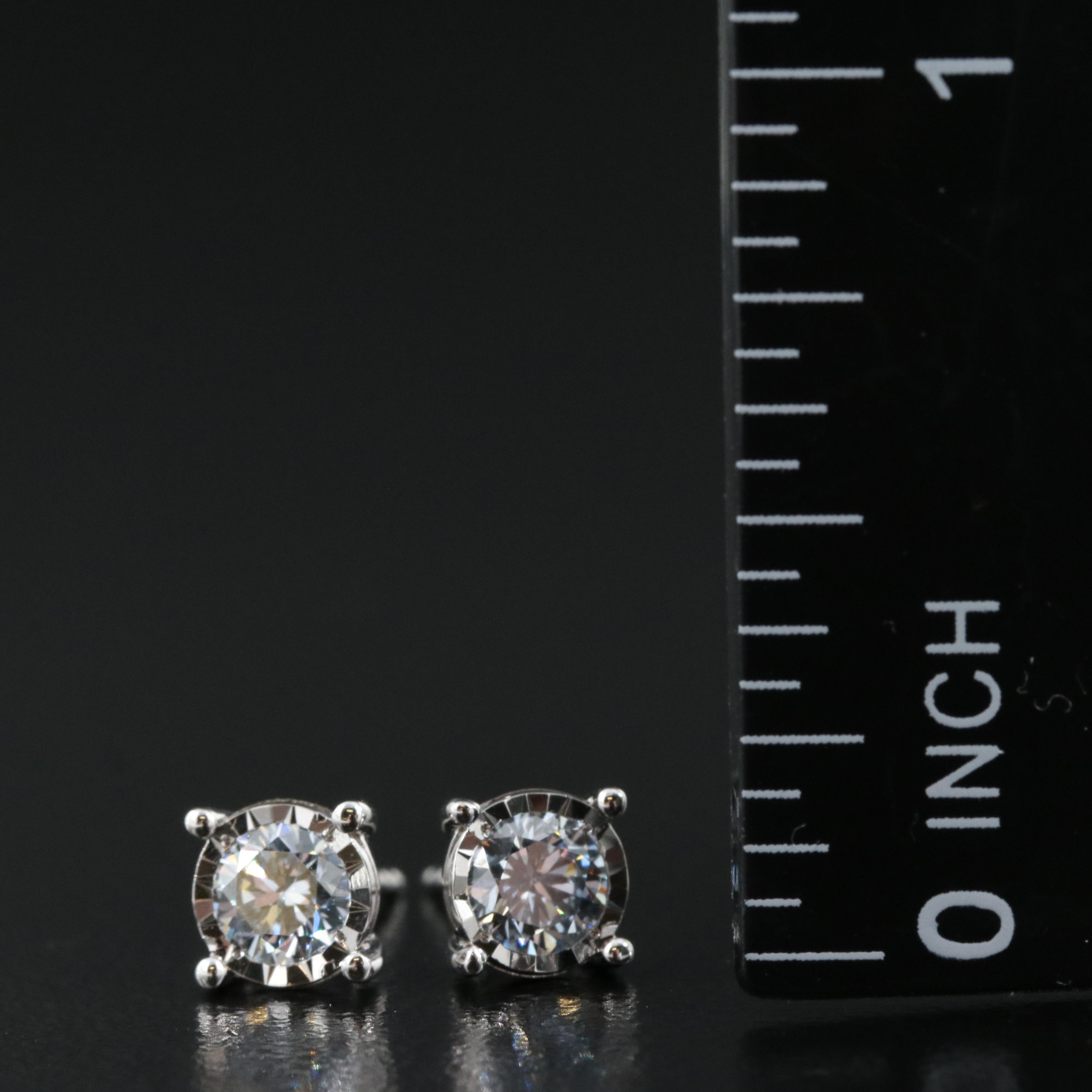 14K 0.63 CTW Lab Grown Diamond Stud Earrings