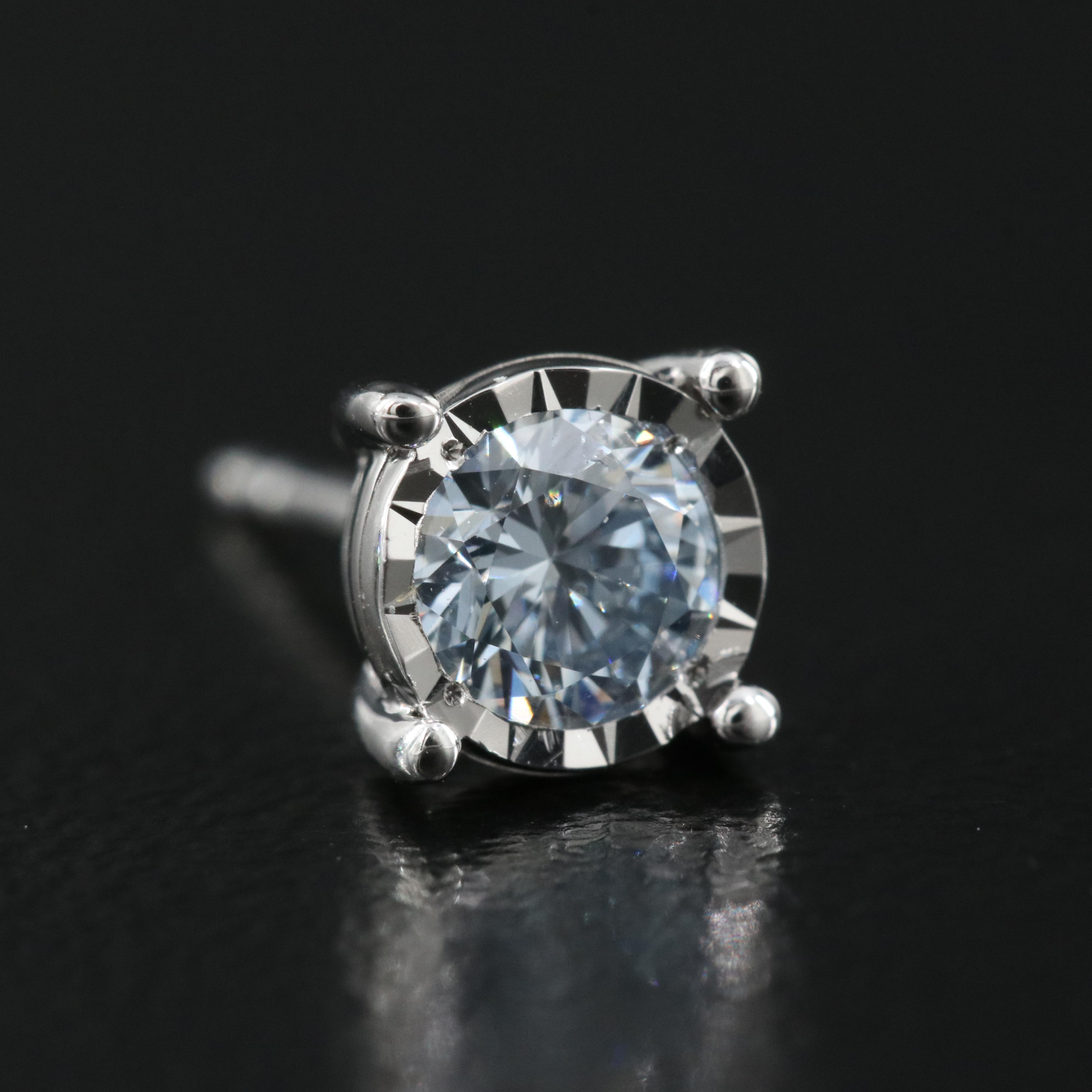 14K 0.63 CTW Lab Grown Diamond Stud Earrings