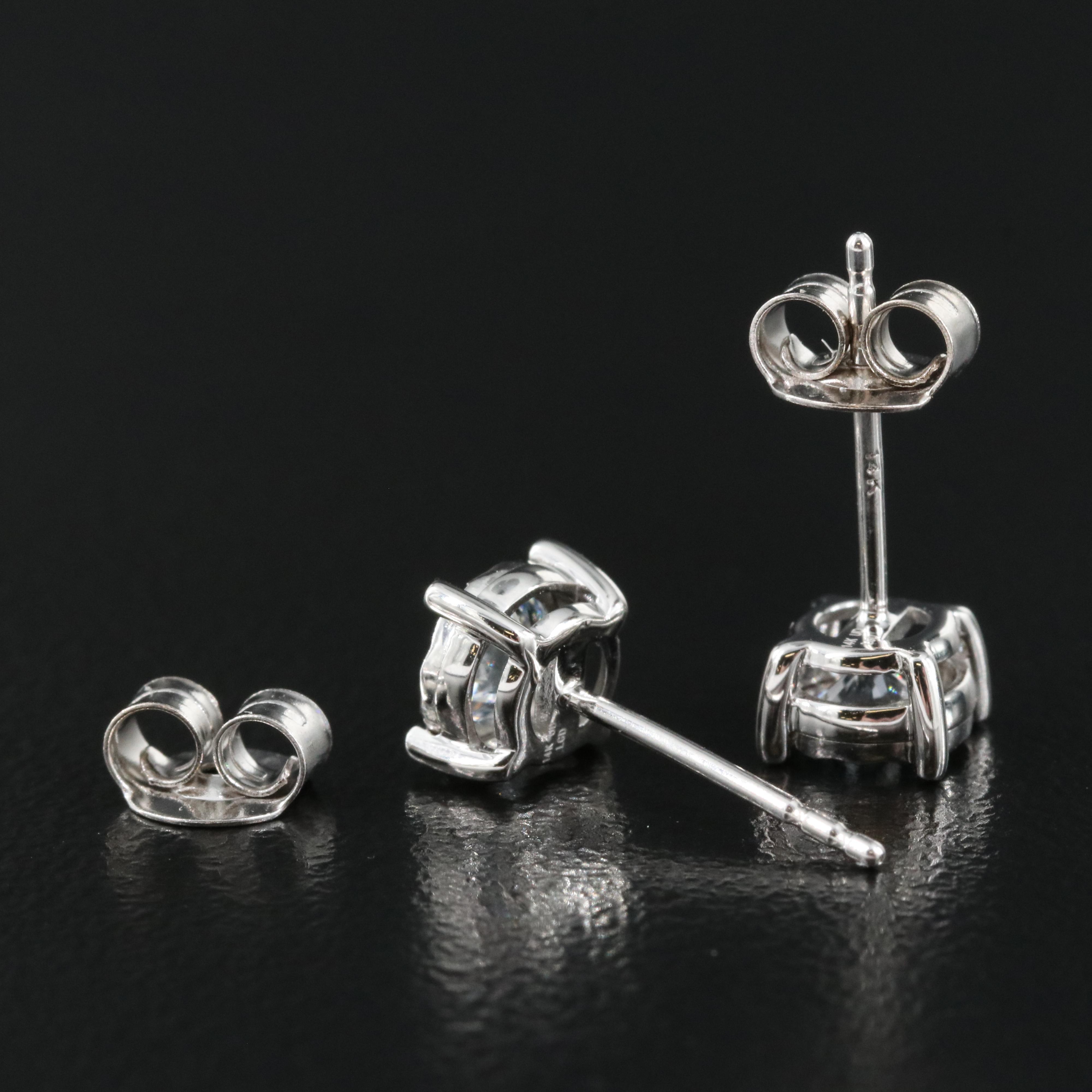 14K 0.63 CTW Lab Grown Diamond Stud Earrings