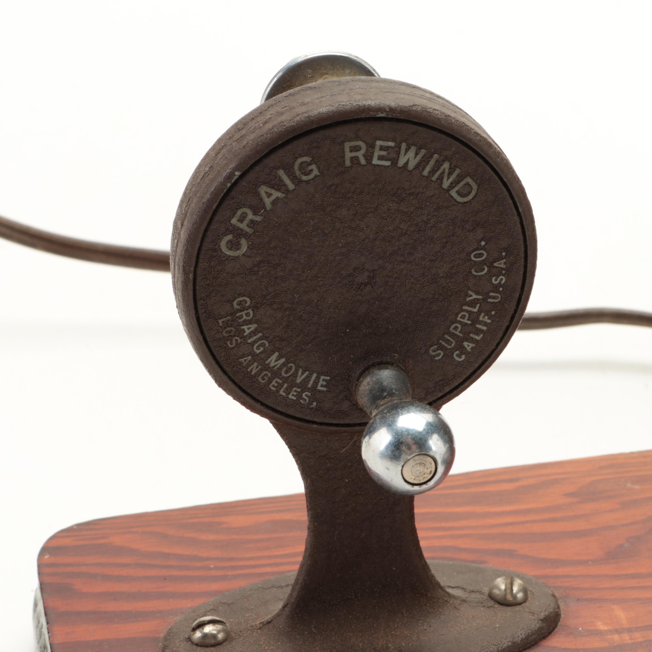 Craig Projecto-Editor Film Splicer, 1930s