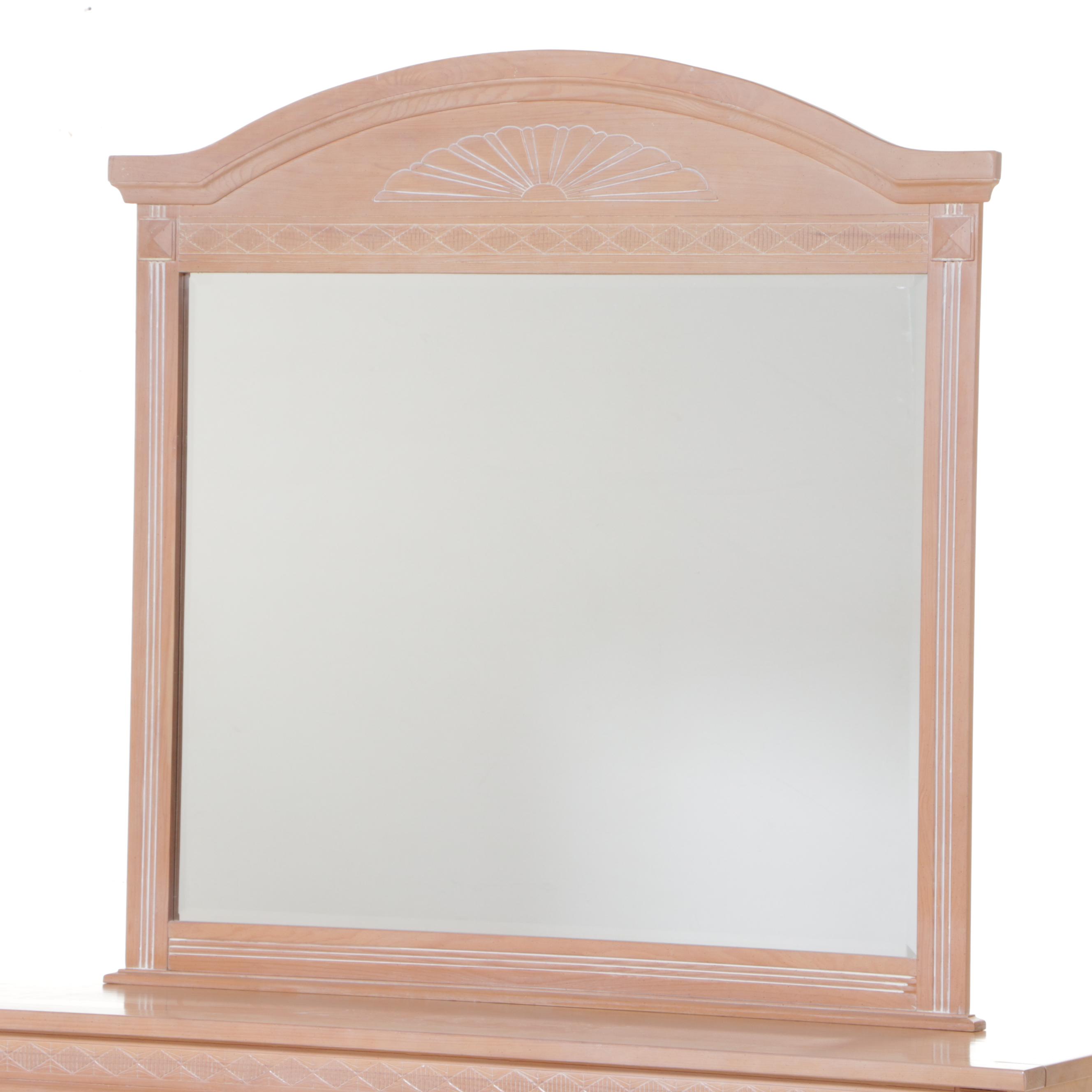 "Santa Fe" Cerused Pine Seven-Drawer Dresser, Late 20th Century