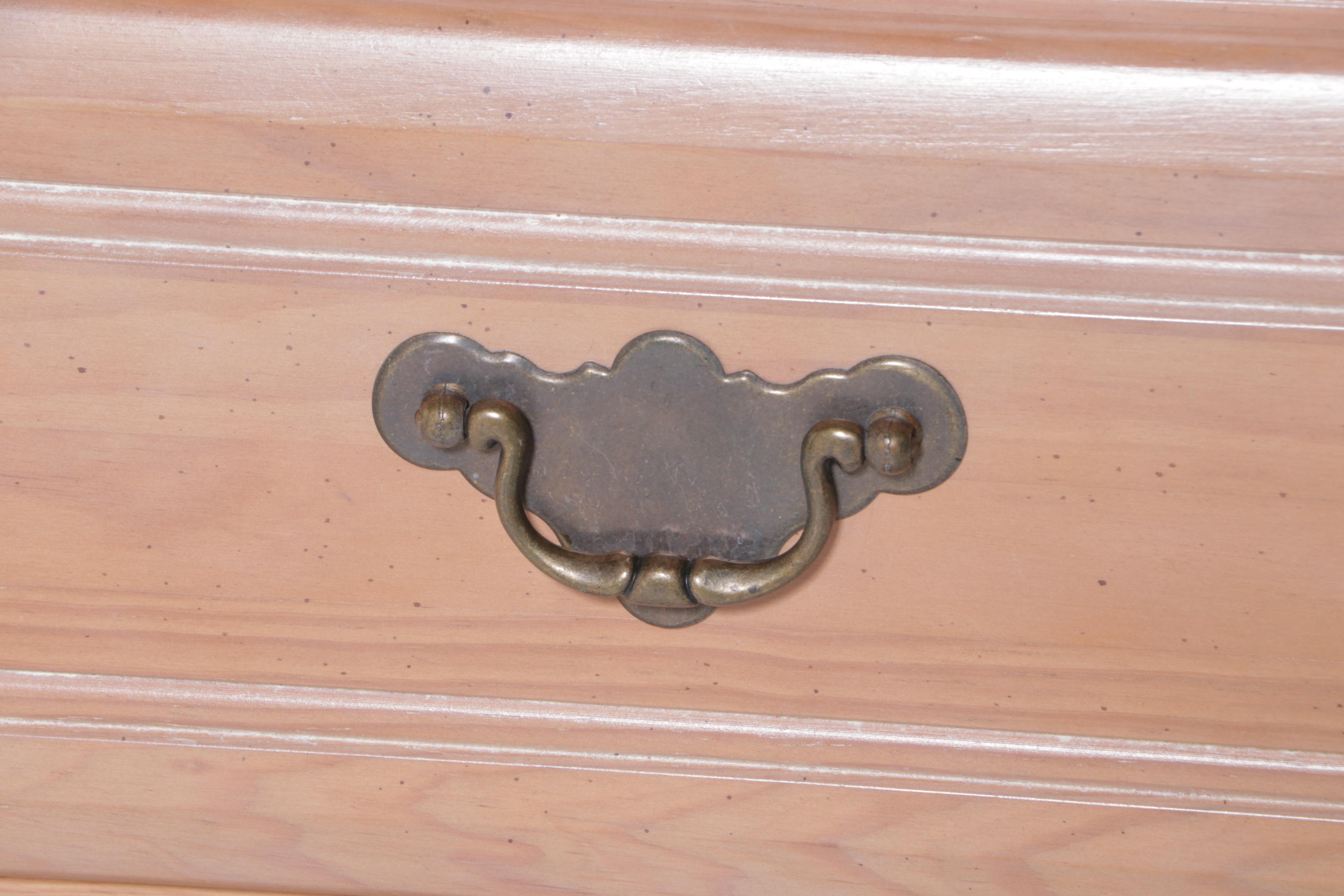 "Santa Fe" Cerused Pine Seven-Drawer Dresser, Late 20th Century