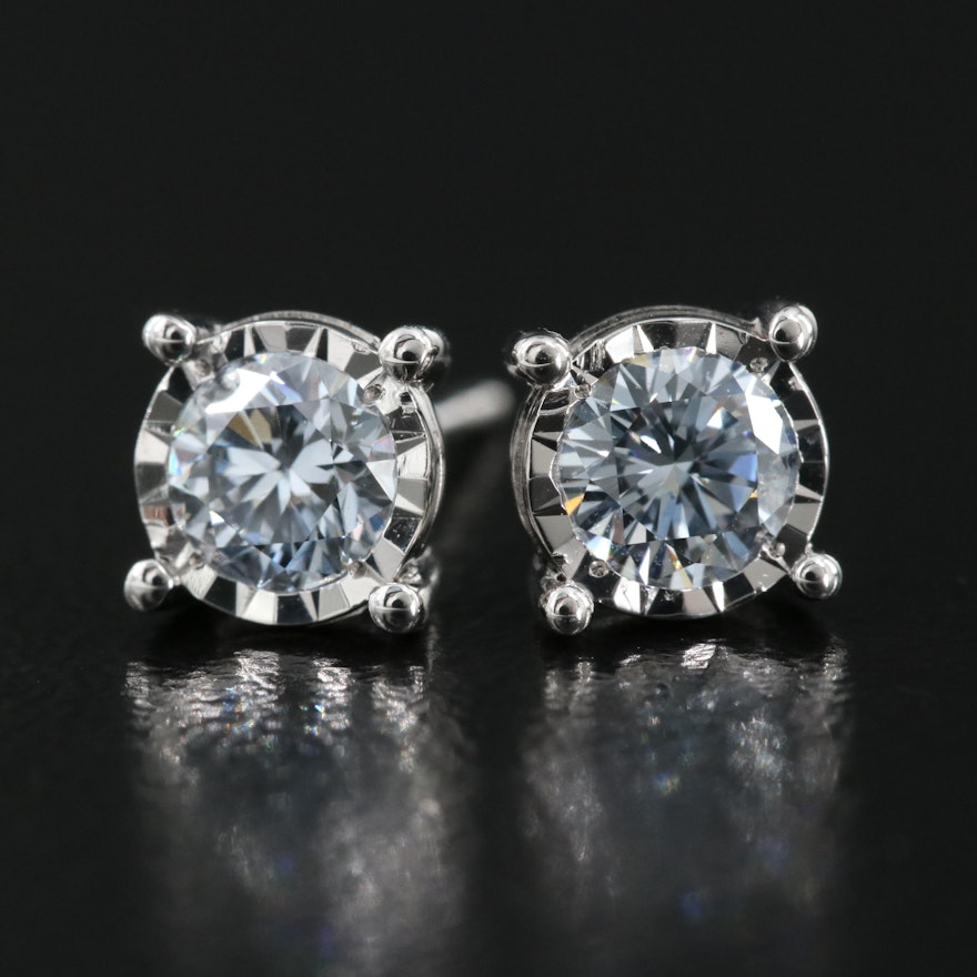 14K 0.63 CTW Lab Grown Stud Earrings