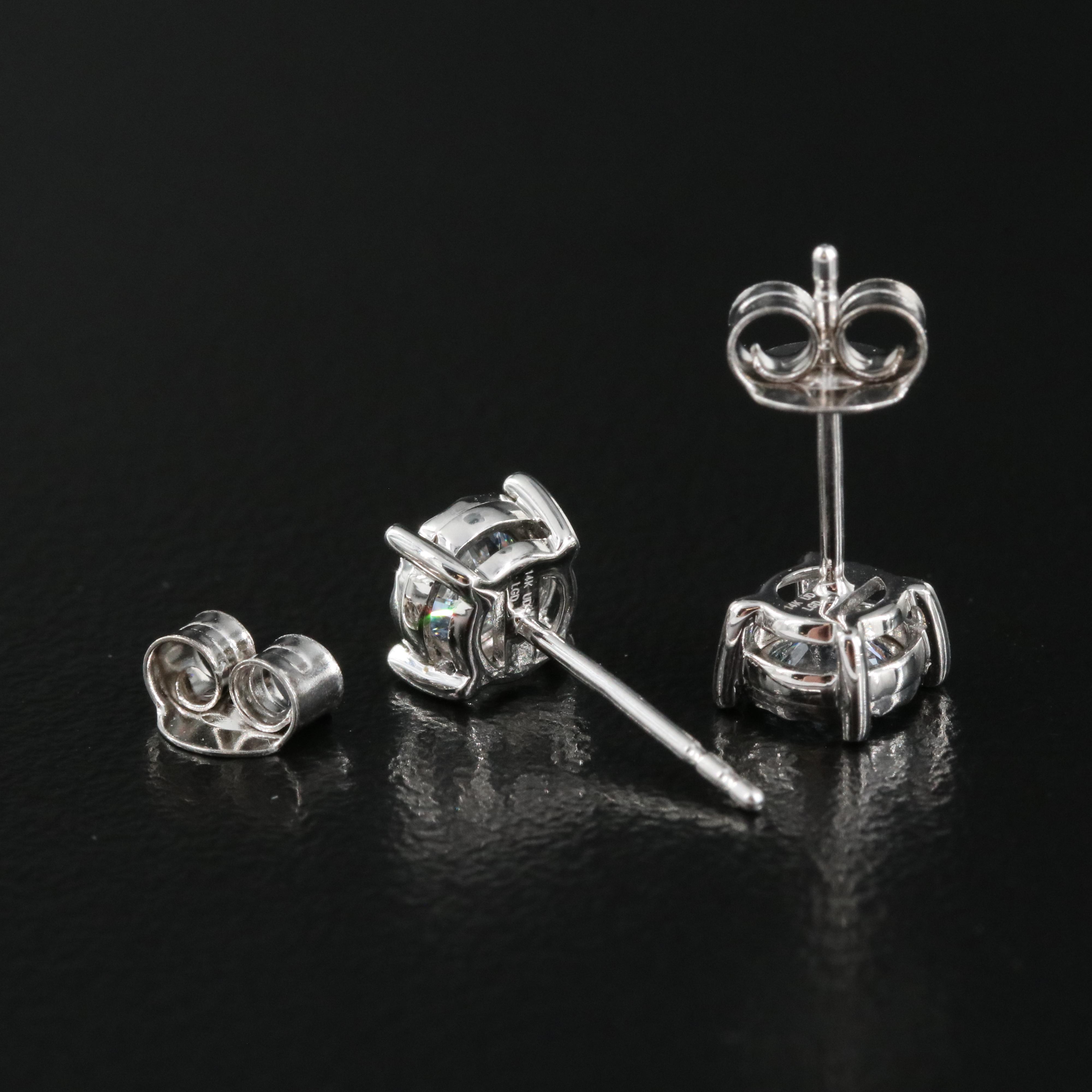 14K 0.63 CTW Lab Grown Stud Earrings