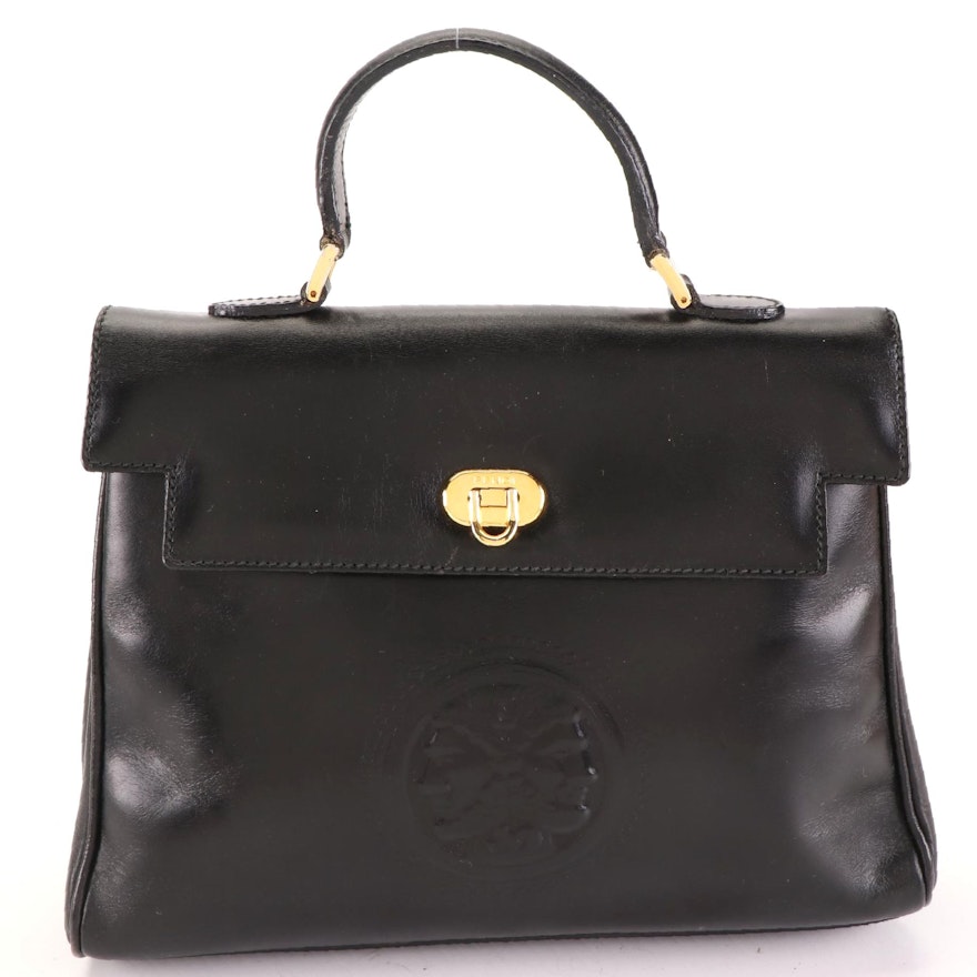 Fendi Top Handle Bag in Leather
