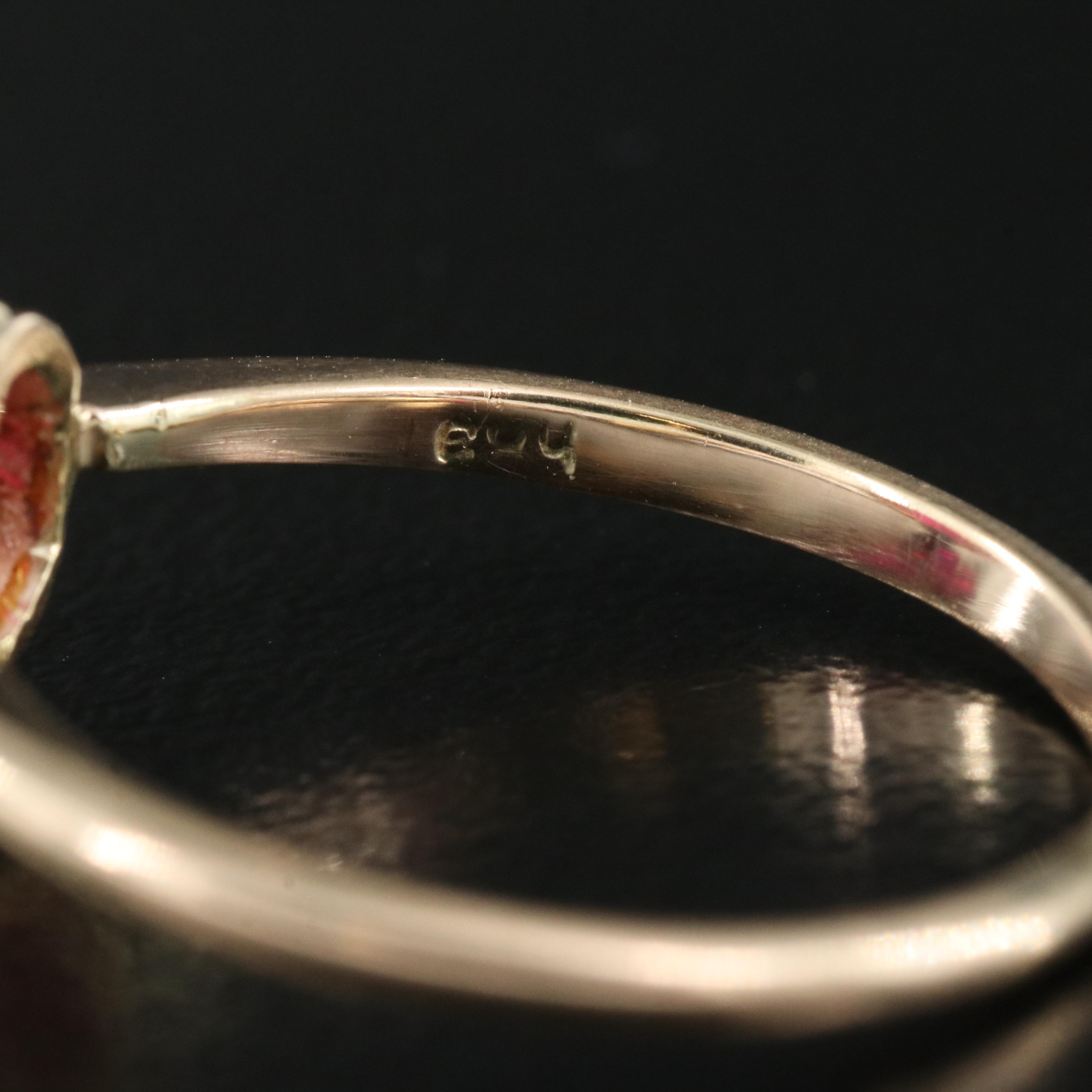 Vintage 10K Ruby Ring