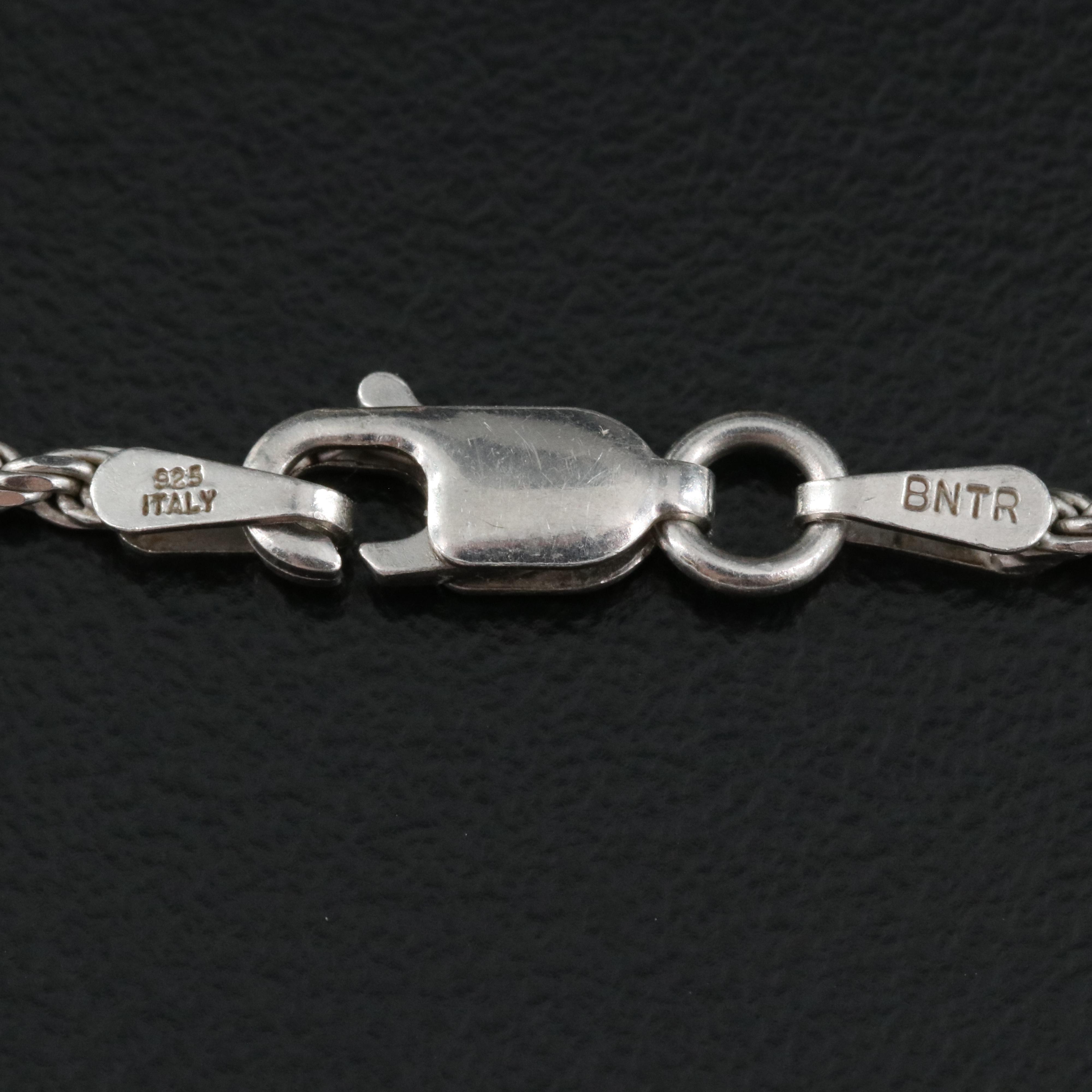 Sterling Lapis Lazuli Necklace with Amber and Quartz Pendant Necklaces