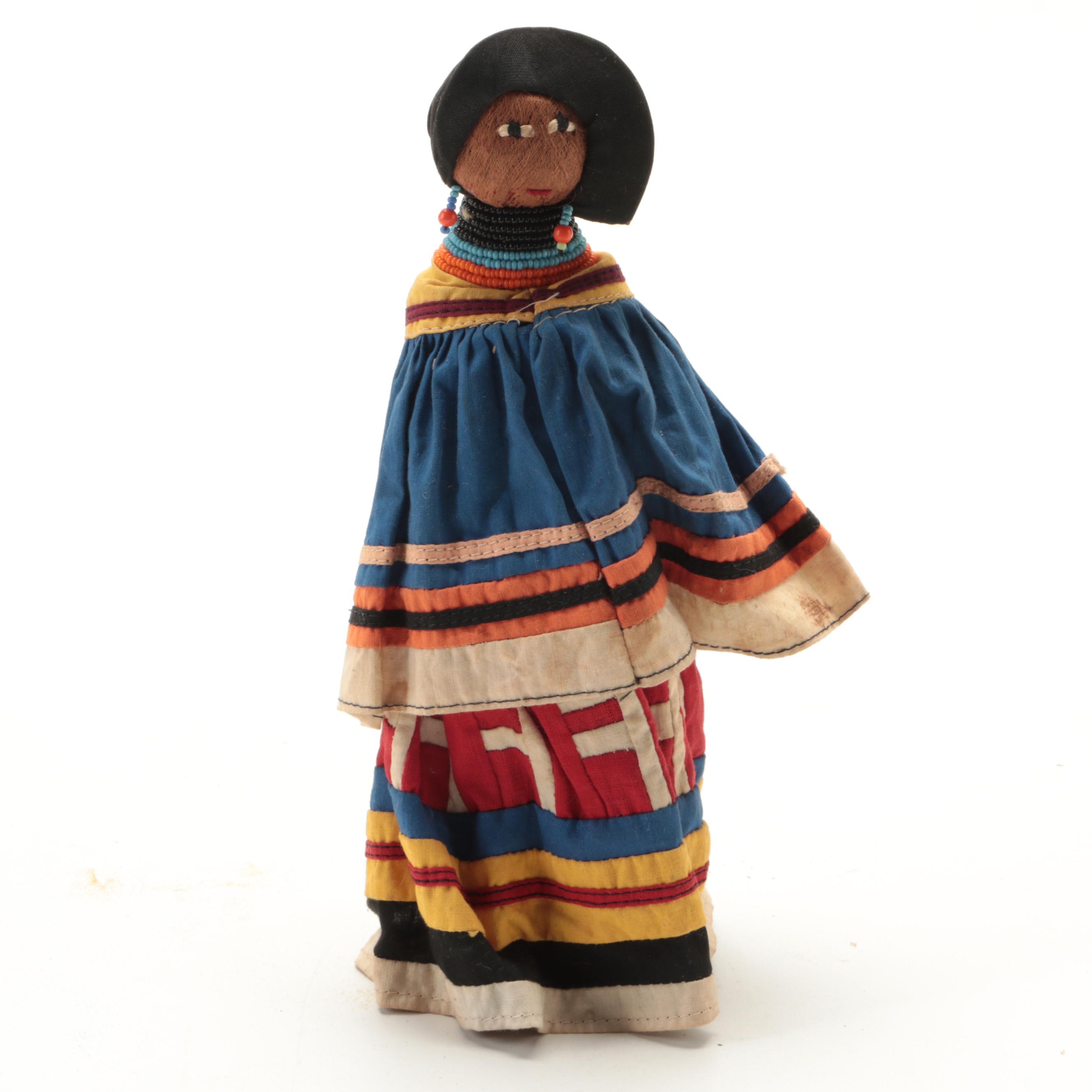 Seminole Palmetto Doll, Dutch, Arianna Italia and Other Handcrafted Dolls