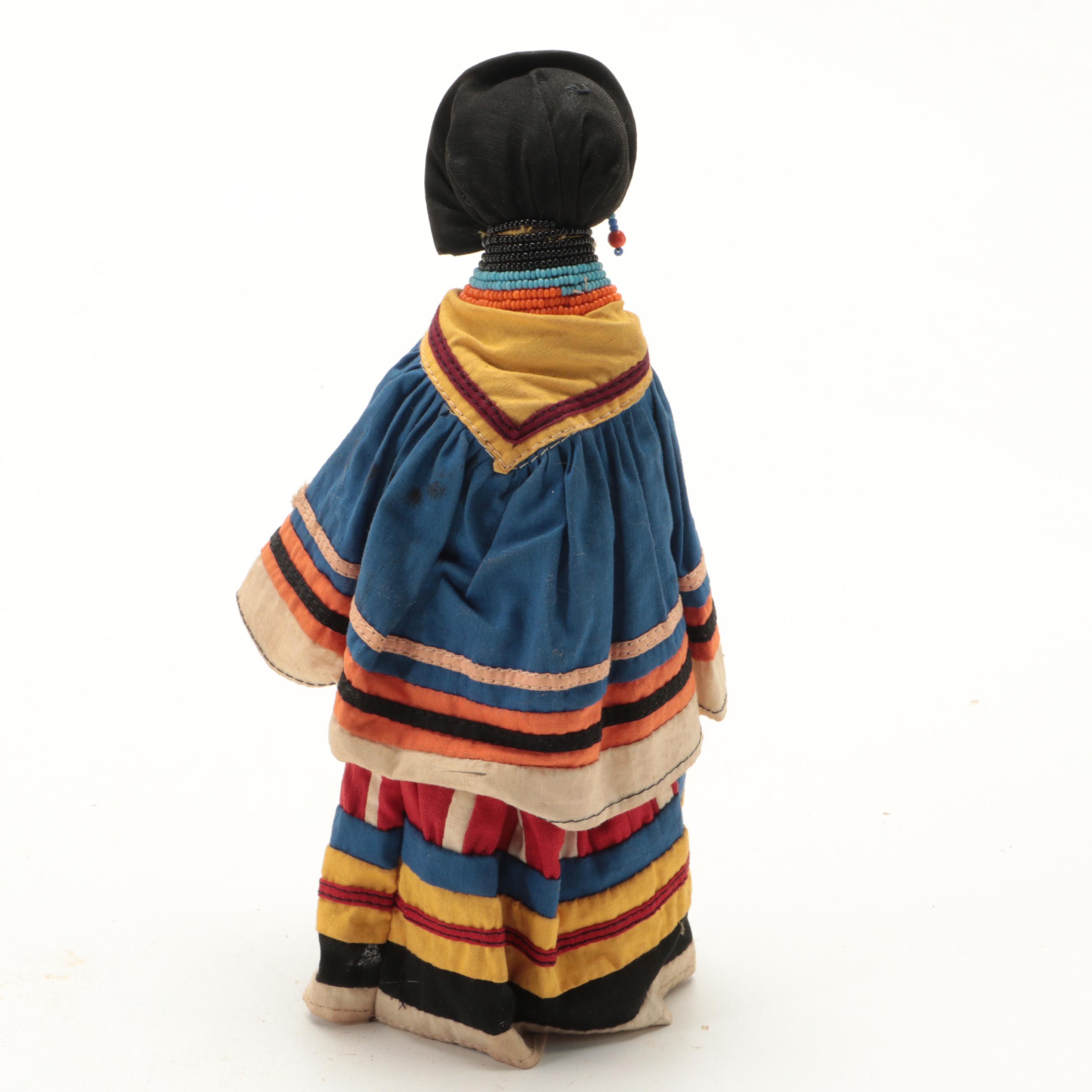 Seminole Palmetto Doll, Dutch, Arianna Italia and Other Handcrafted Dolls