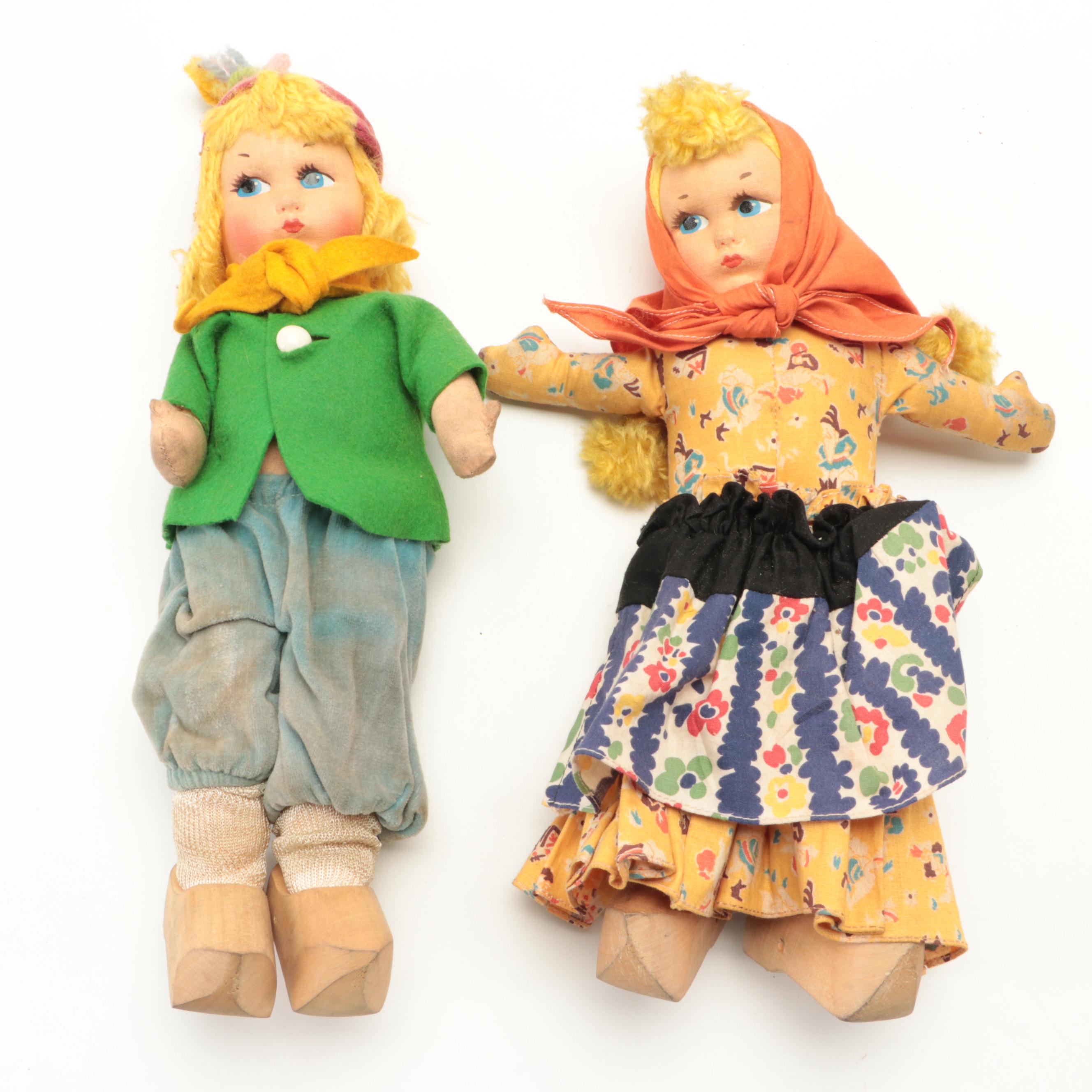 Seminole Palmetto Doll, Dutch, Arianna Italia and Other Handcrafted Dolls