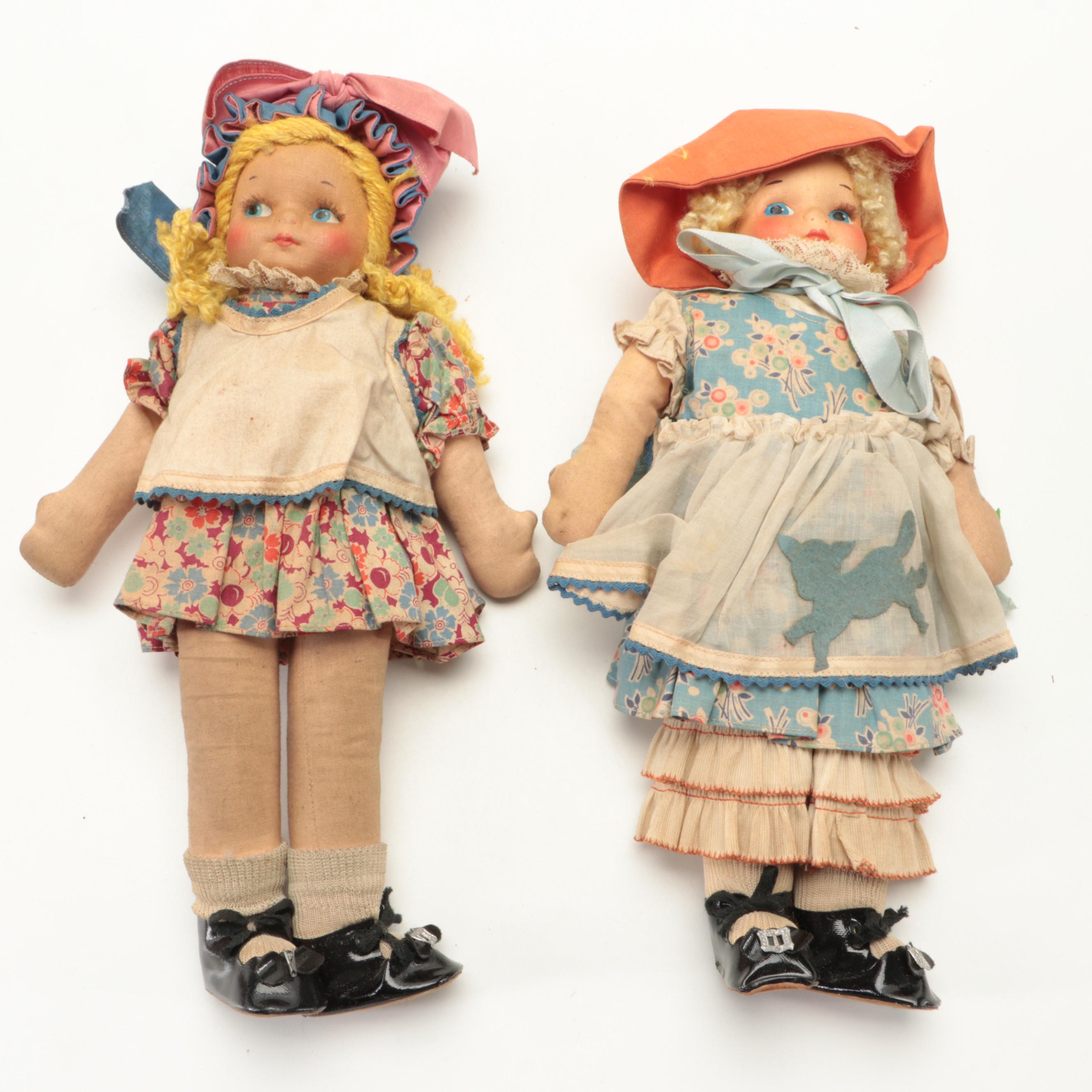 Seminole Palmetto Doll, Dutch, Arianna Italia and Other Handcrafted Dolls