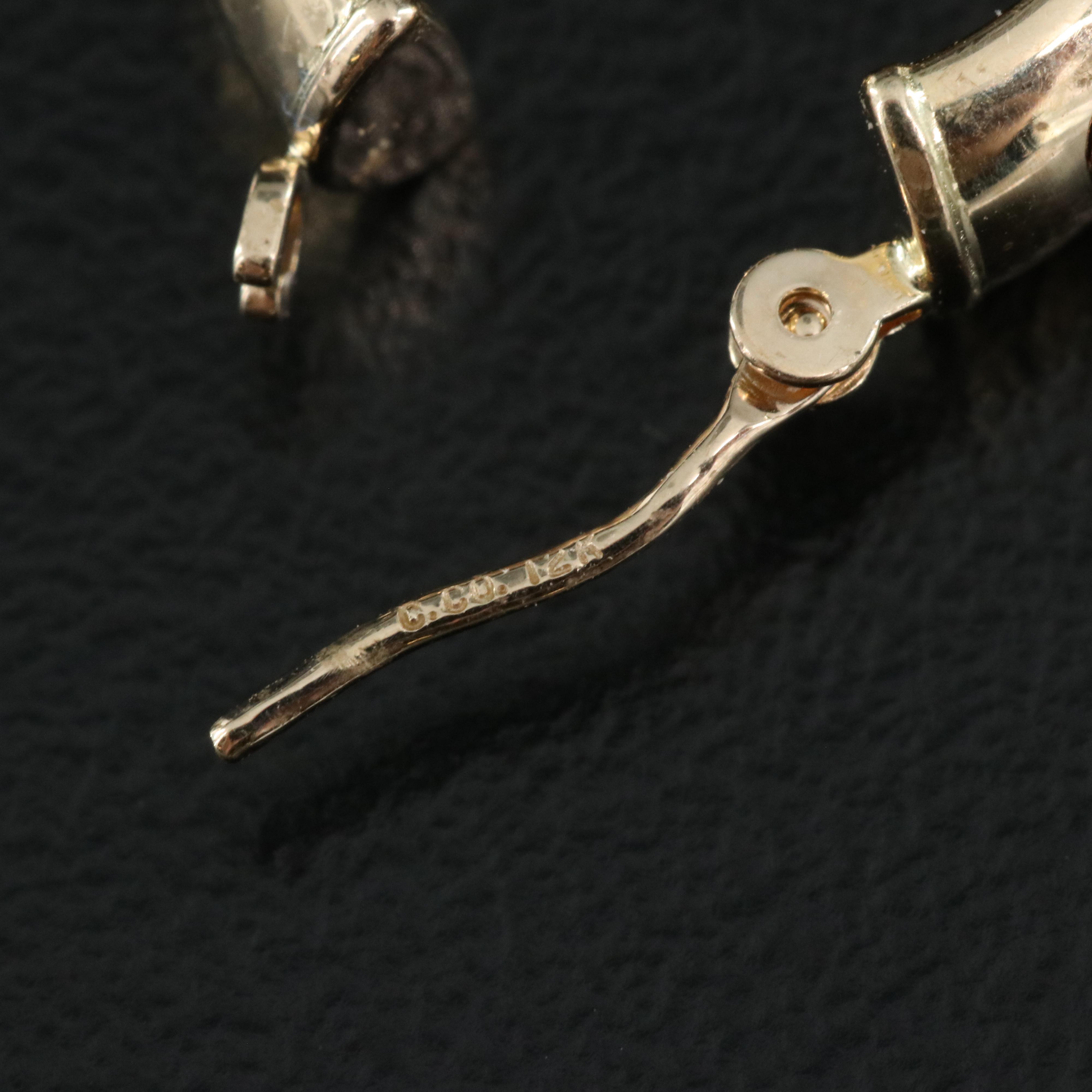 Black Hills Gold 14K Hoop Earrings and 10K Ring Including Rose and Green Gold