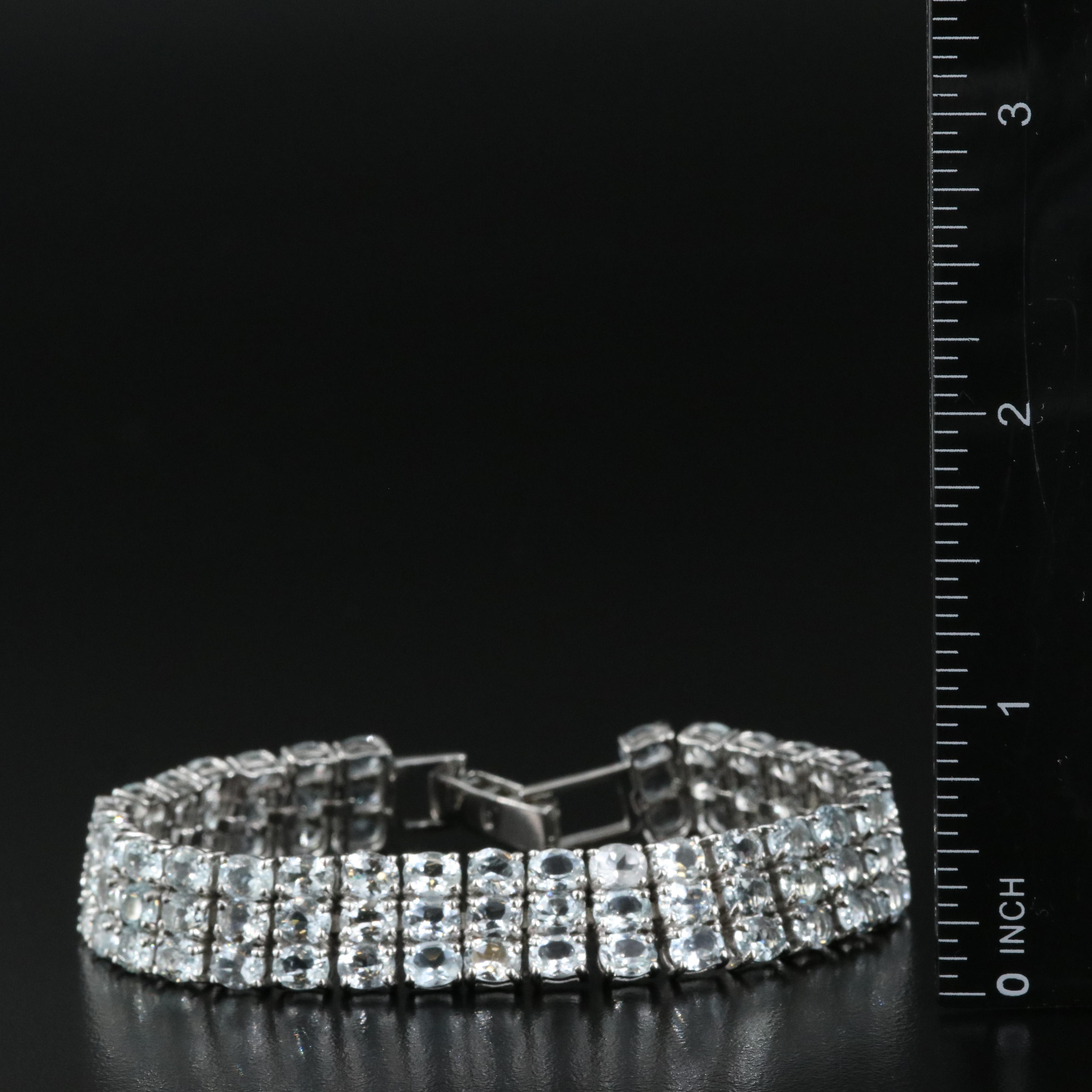 Sterling Aquamarine Bracelet