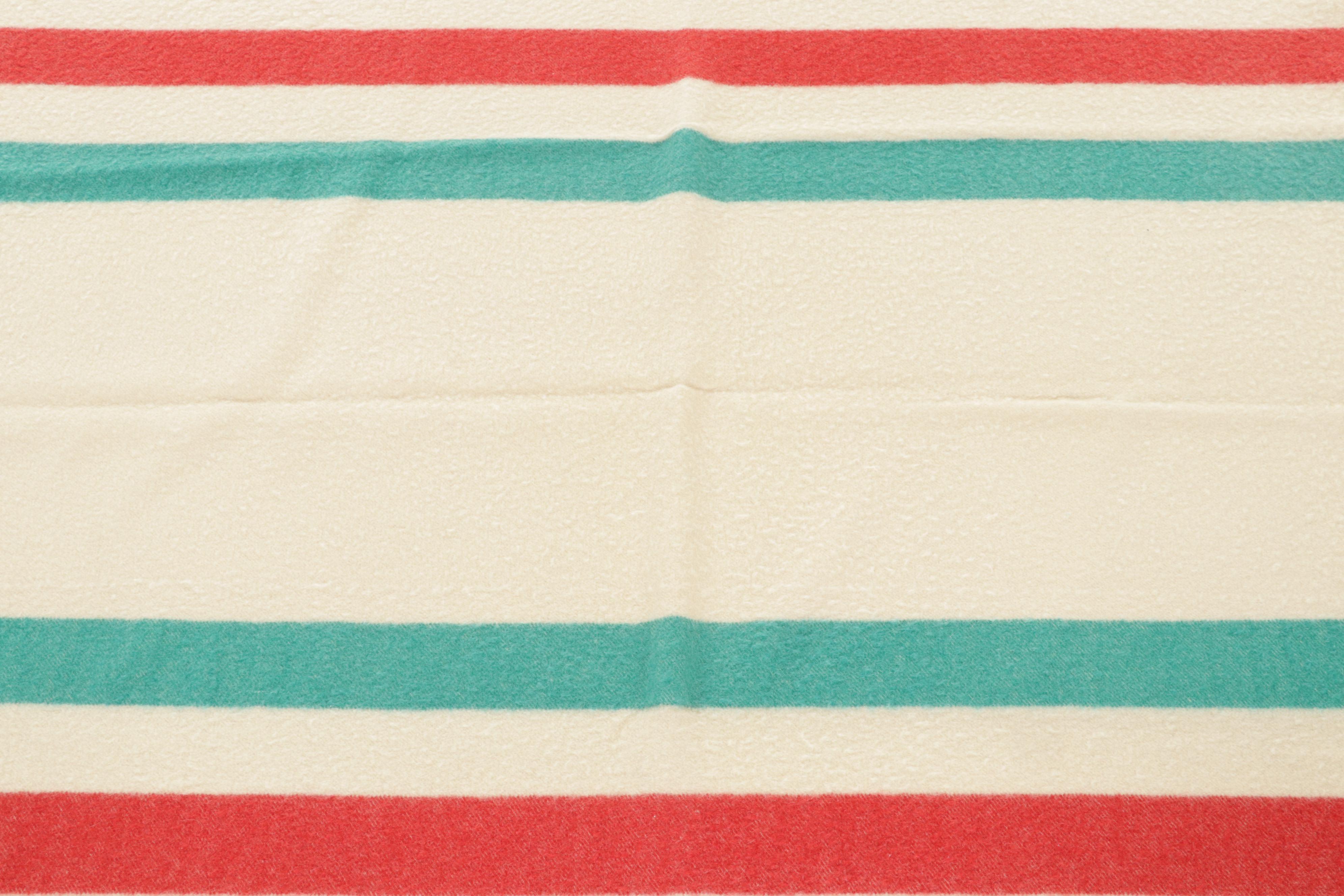 Hudson's Bay Company Four Point Wool Blanket, 1930s