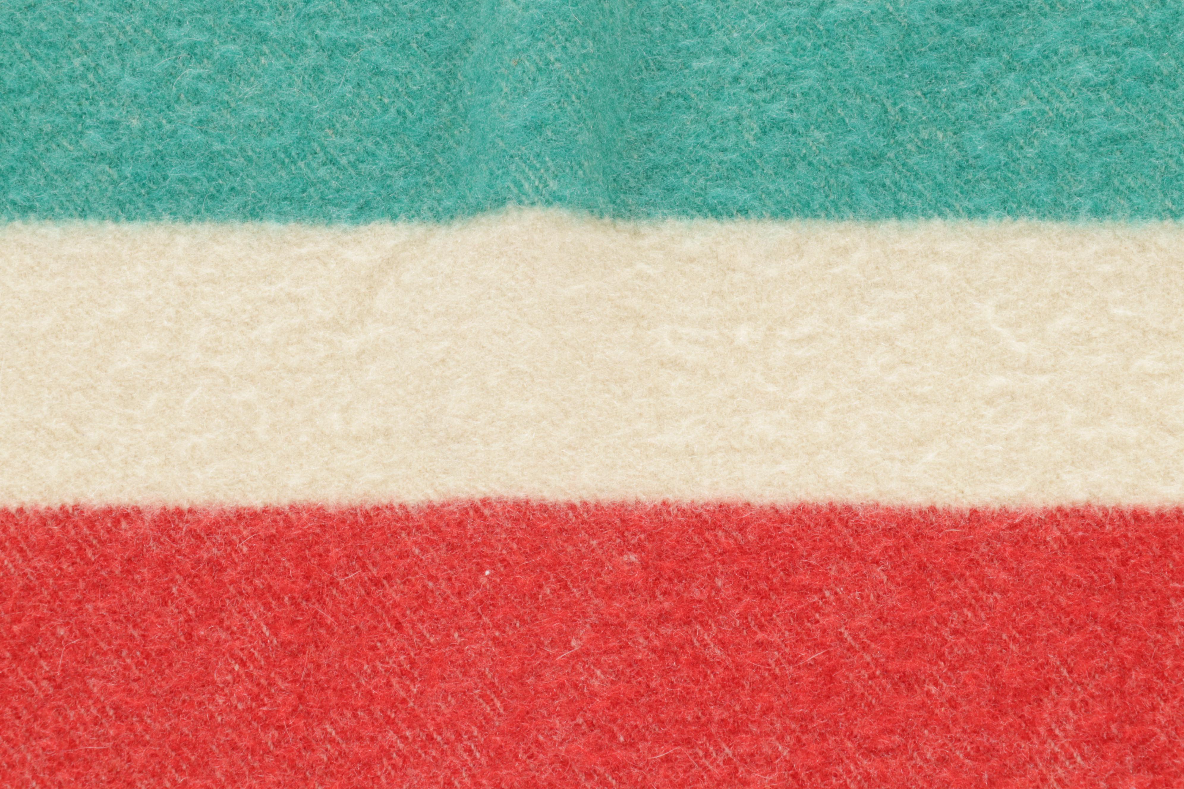 Hudson's Bay Company Four Point Wool Blanket, 1930s