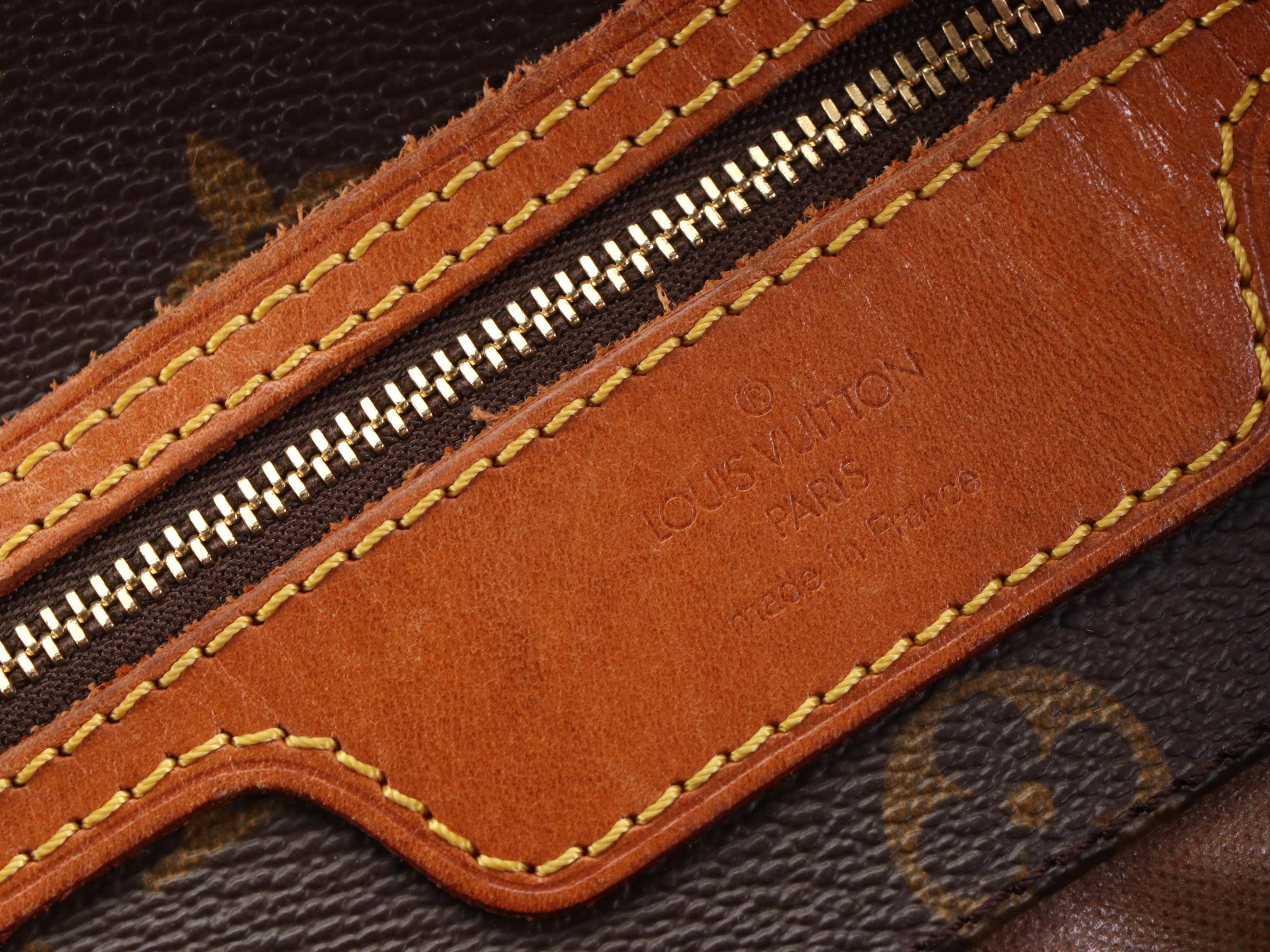 Louis Vuitton Sac Shopping Tote in Monogram Canvas and Vachetta Leather