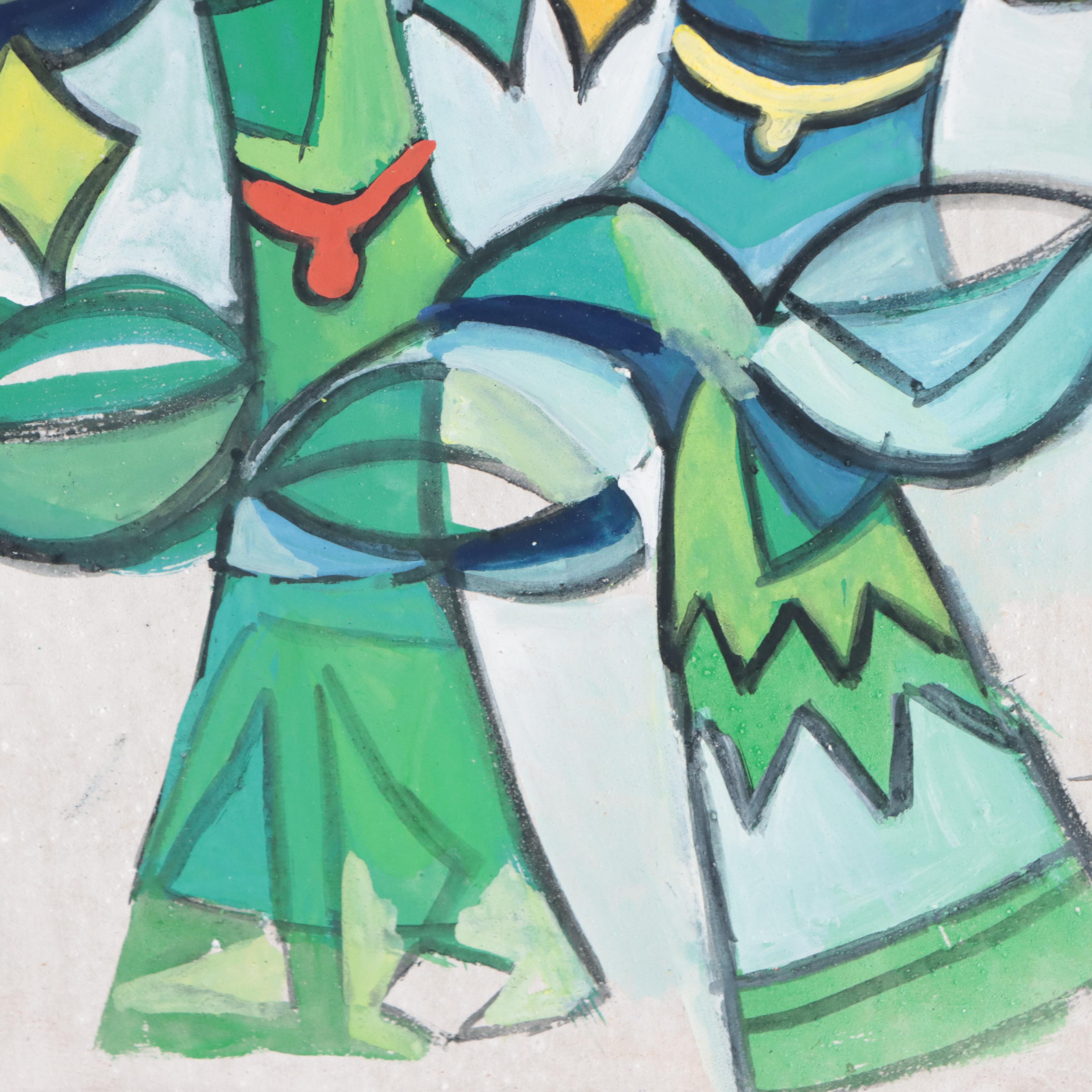 Ufuoma Evuarherhe Acrylic Painting "My Beautiful Family," 2022