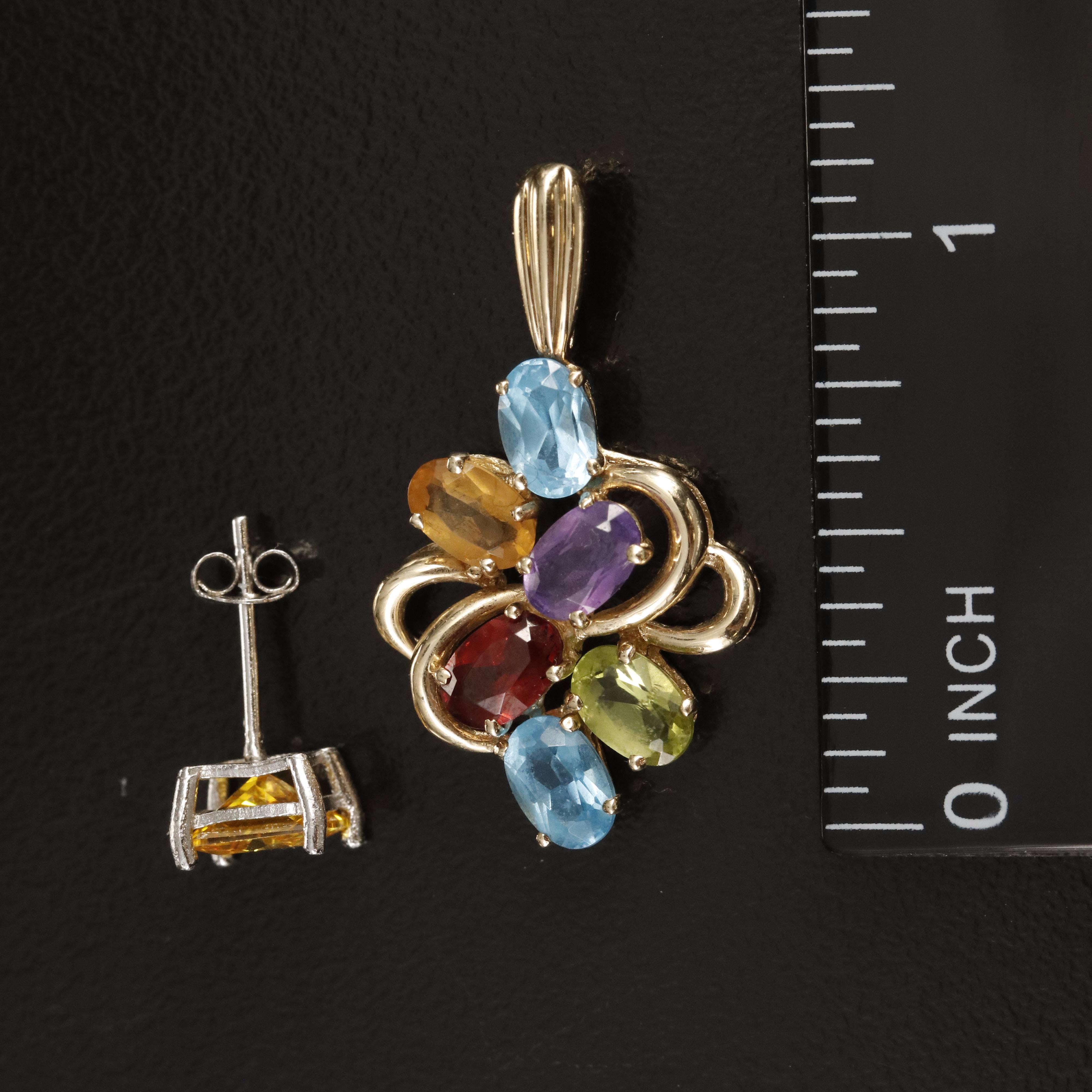 10K, 14K and Sterling Jewelry Including Topaz and Amethyst
