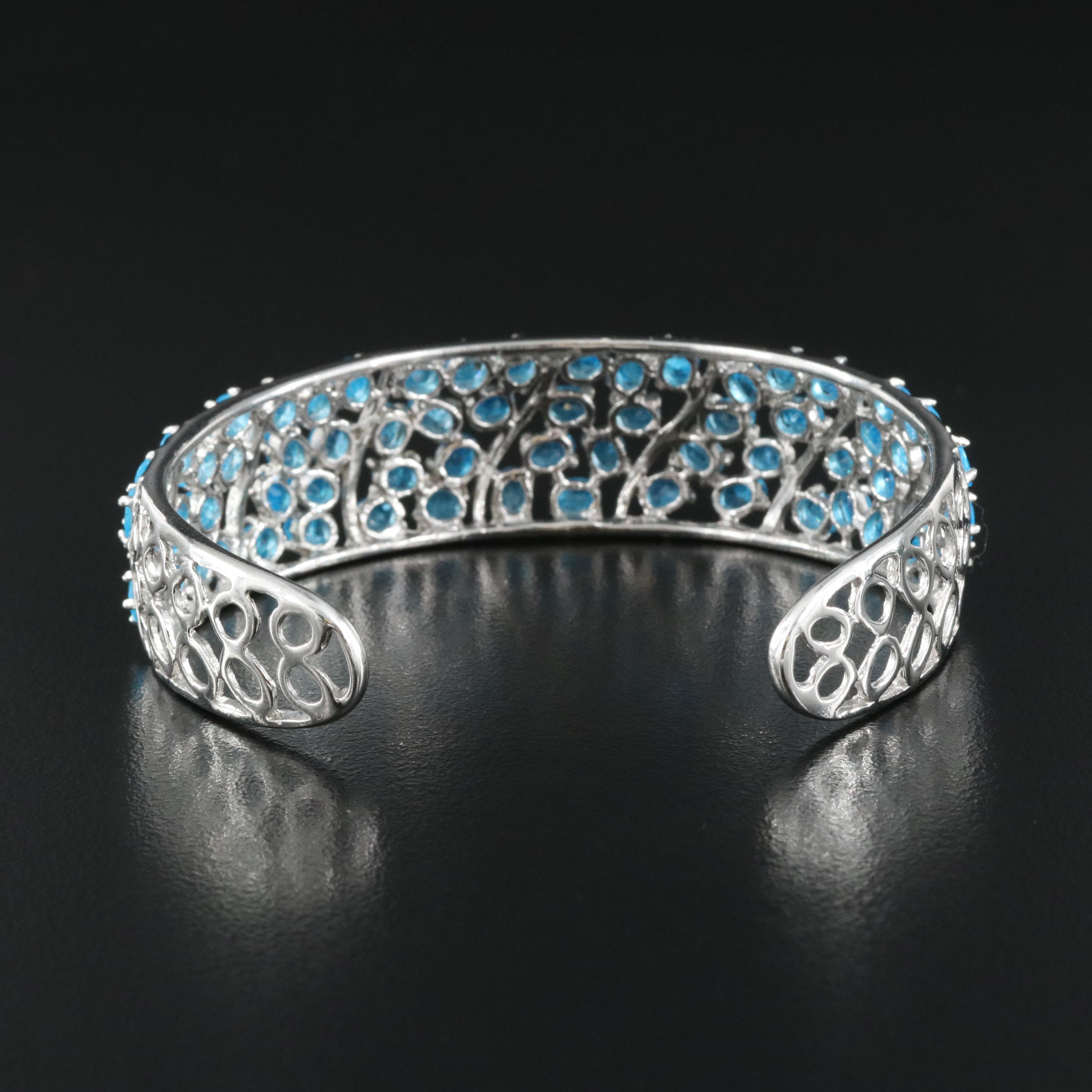Sterling Apatite Cuff