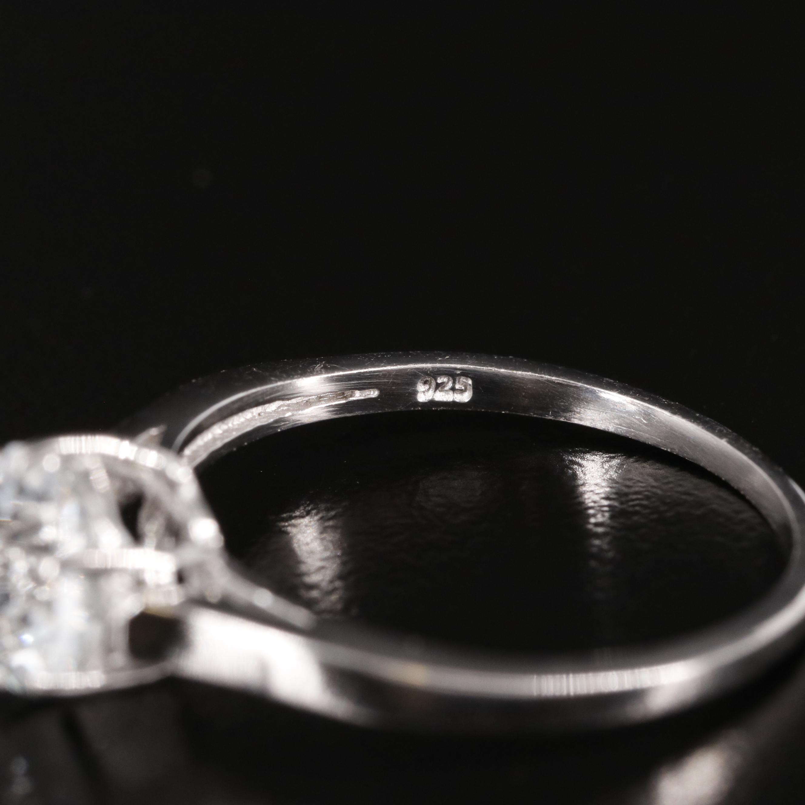 Sterling White Topaz Ring