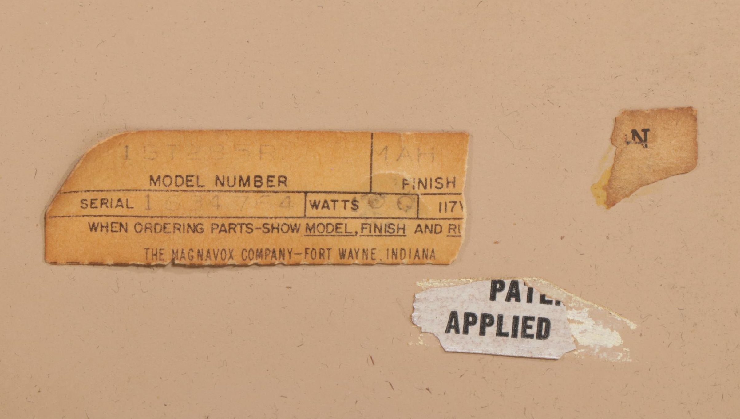 Magnavox "Micromatic" Mid Century Modern Cherry-Stained Stereo Console Cabinet