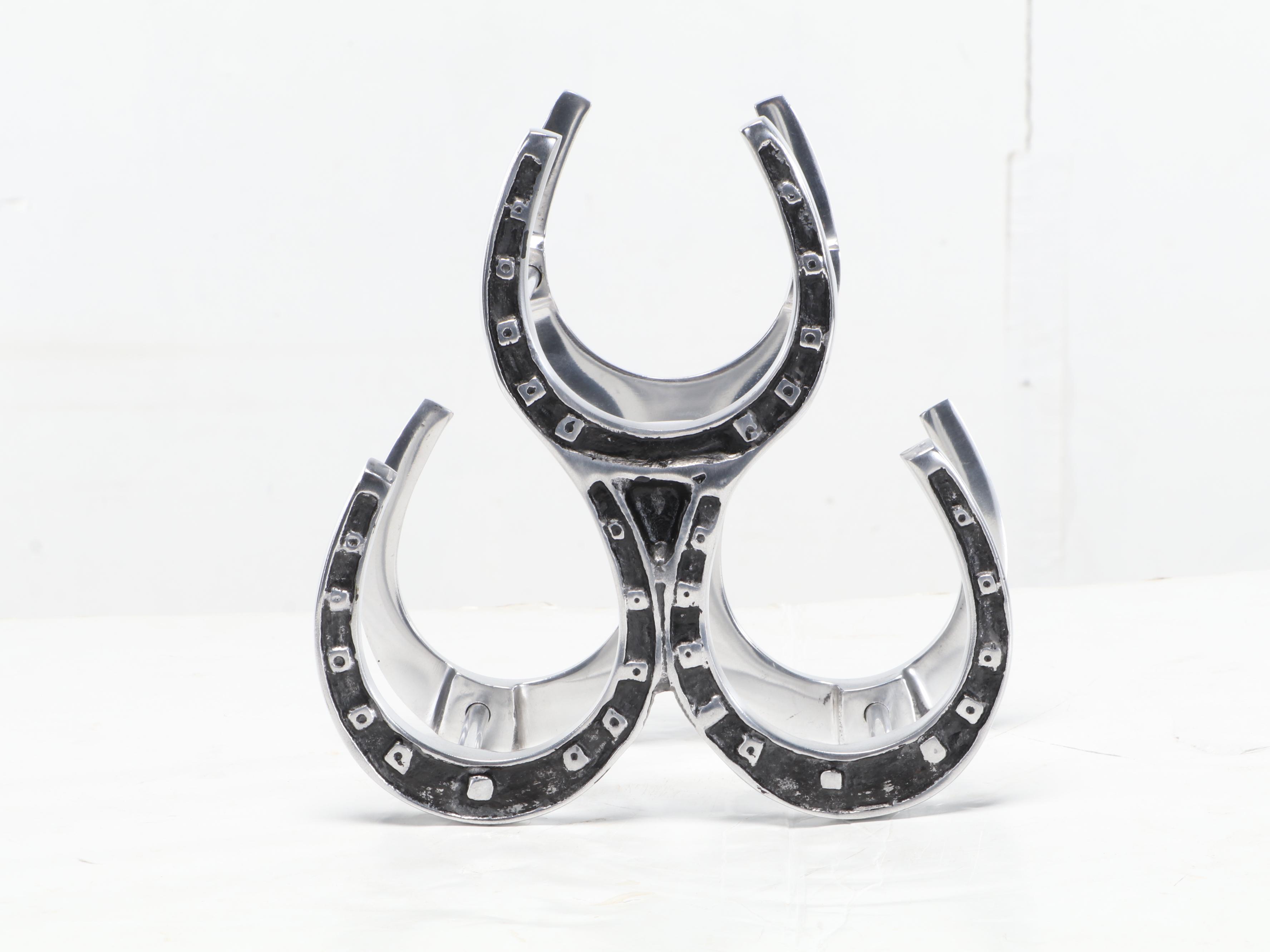 Wine Rack with Bar Tool Collection Including OGGI Penguin Form Cocktail Shaker