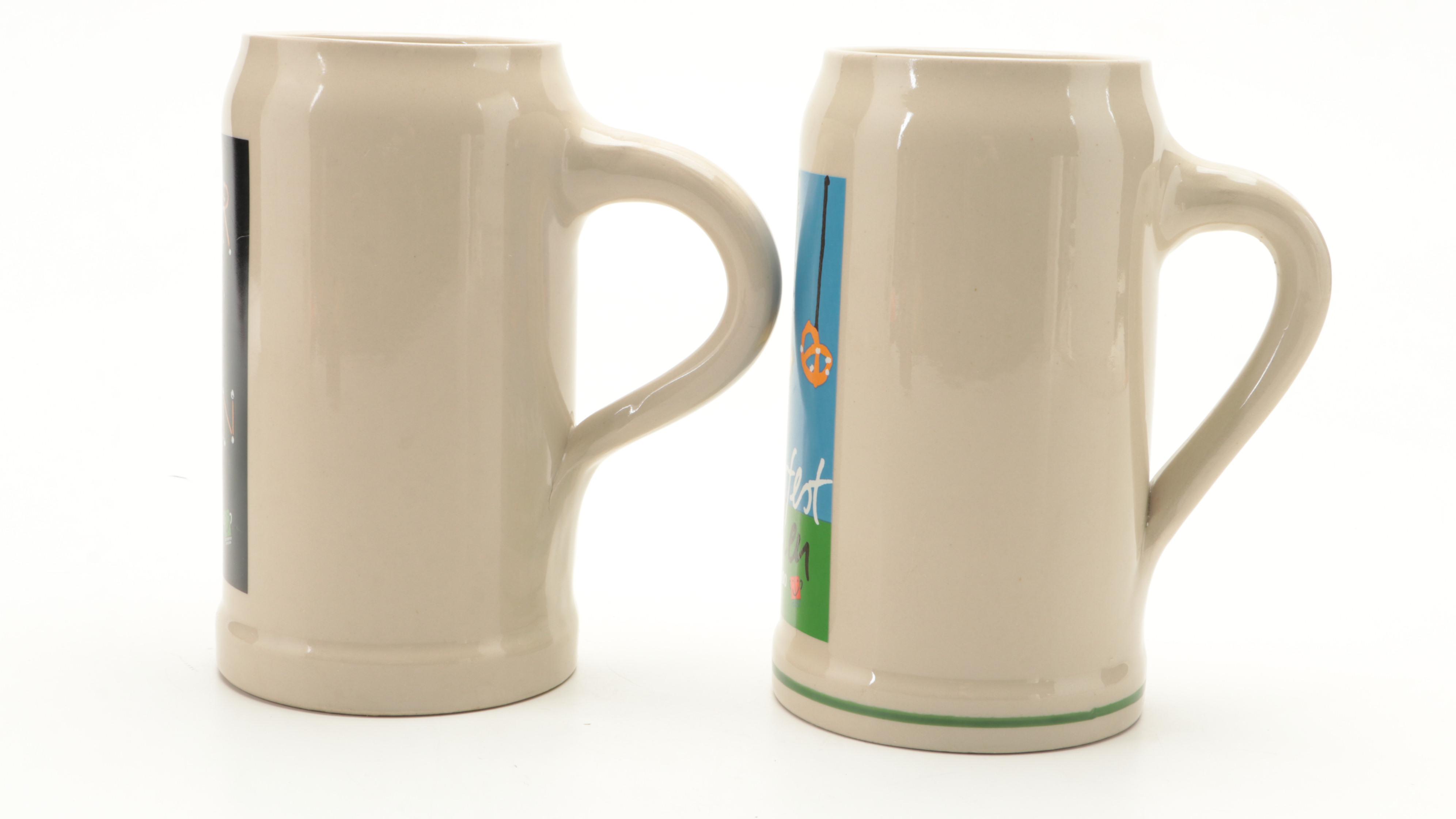 Rastal Munich Oktoberfest Annual Stoneware Beer Steins