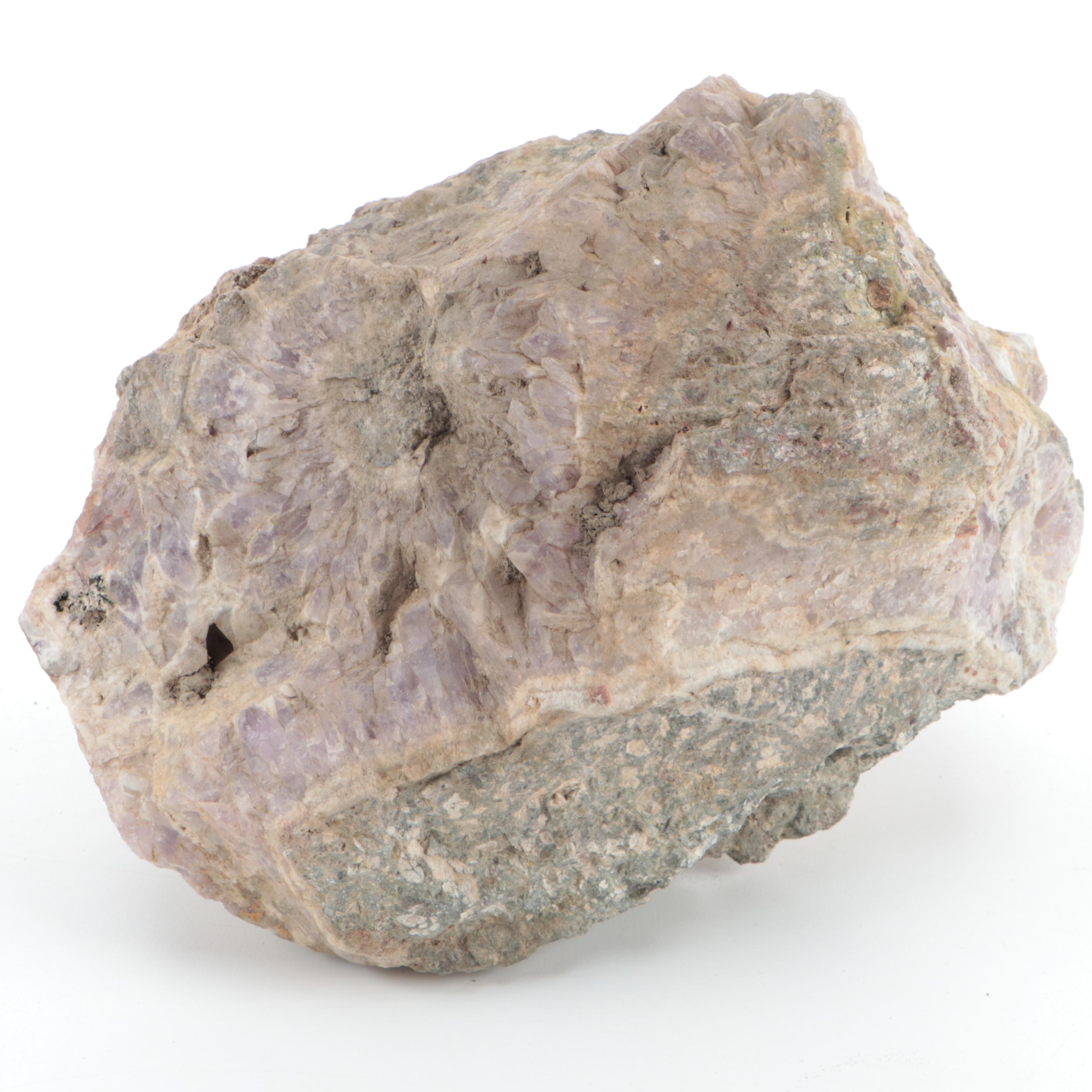 Large Raw Amethyst Mineral Specimen