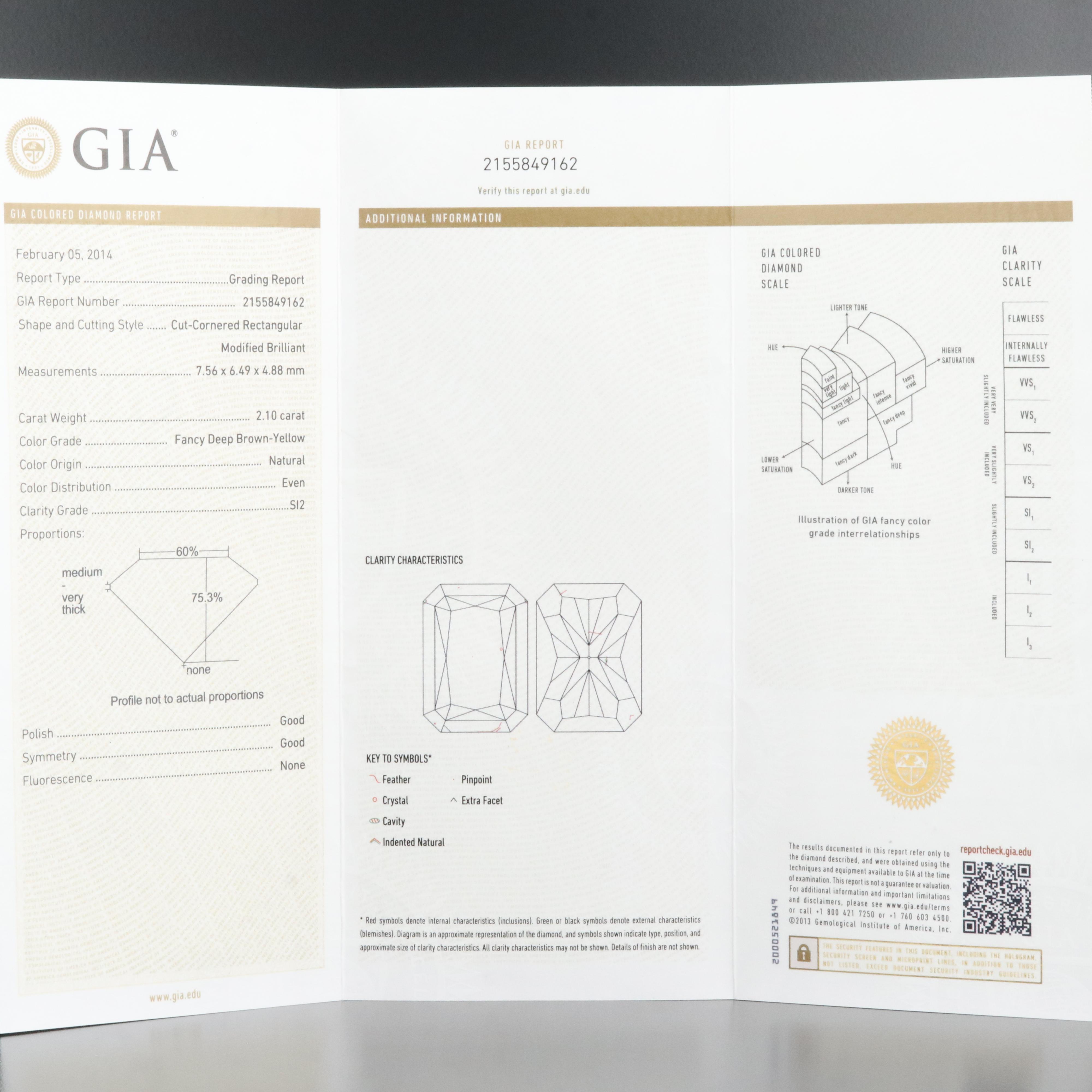 14K Rose Gold 2.94 CTW Diamond Ring with GIA Report