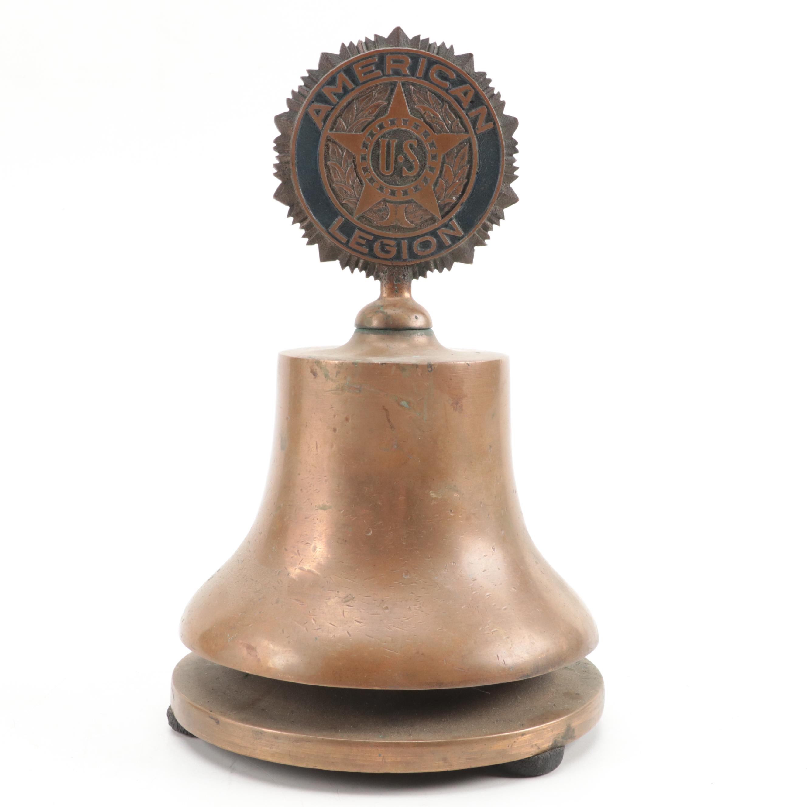 American Legion Copper Gavel Bell, Early to Mid-20th Century