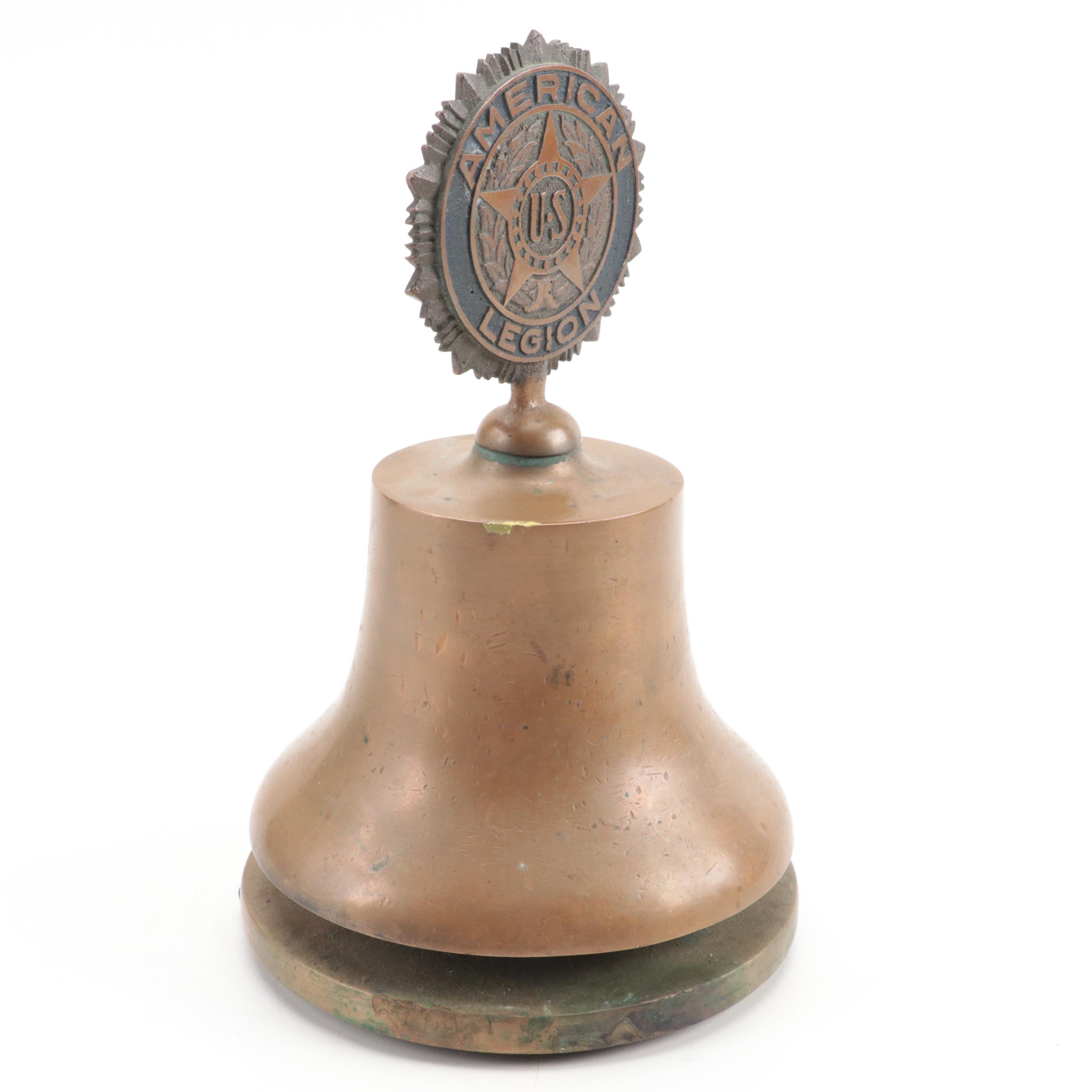 American Legion Copper Gavel Bell, Early to Mid-20th Century