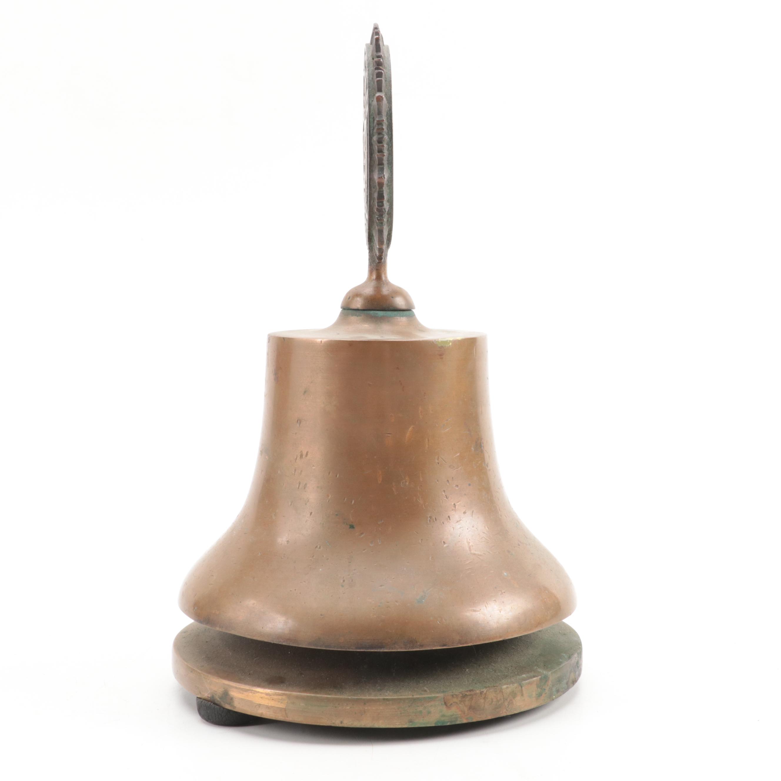 American Legion Copper Gavel Bell, Early to Mid-20th Century