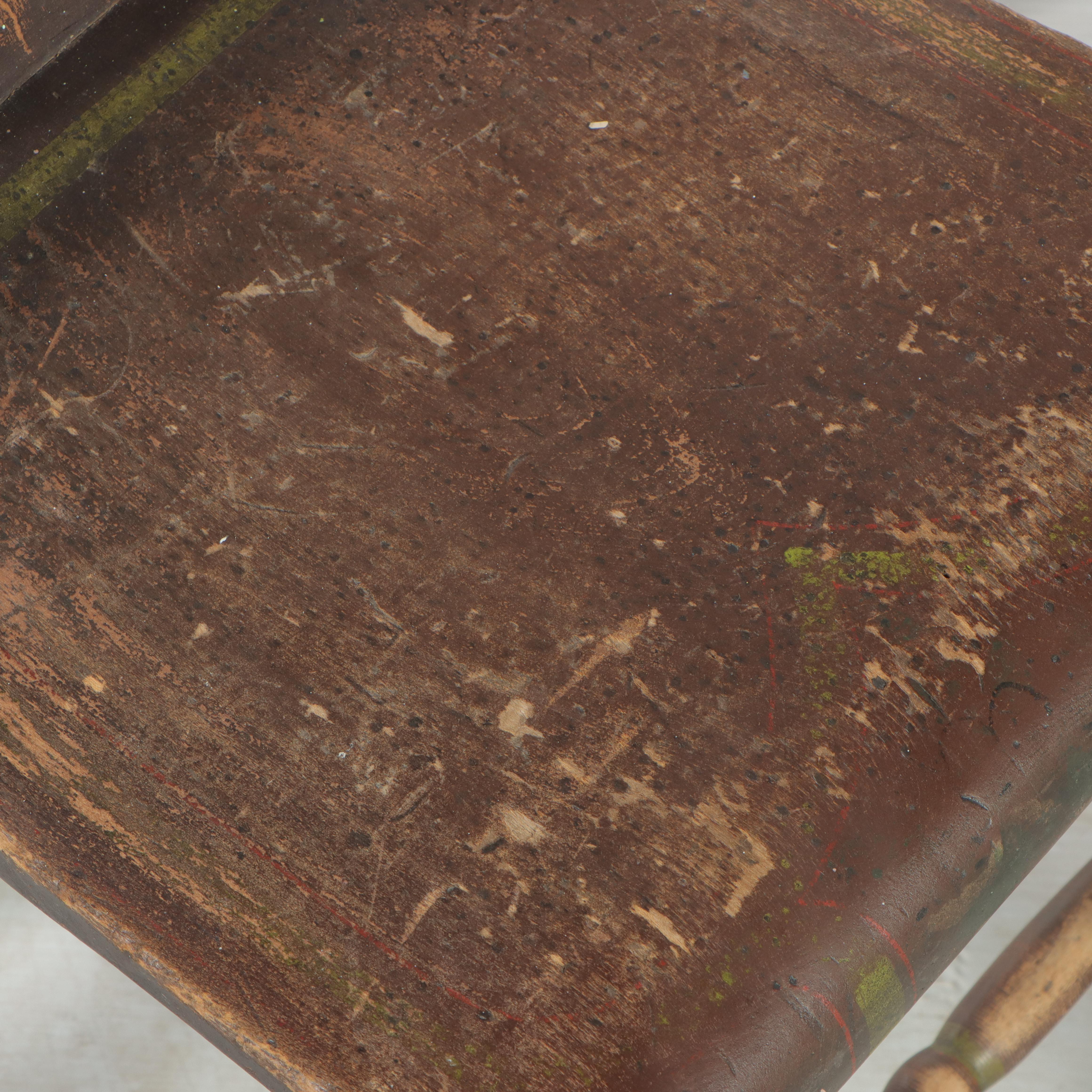 Four American Paint-Decorated "Fancy" Side Chairs, 19th Century