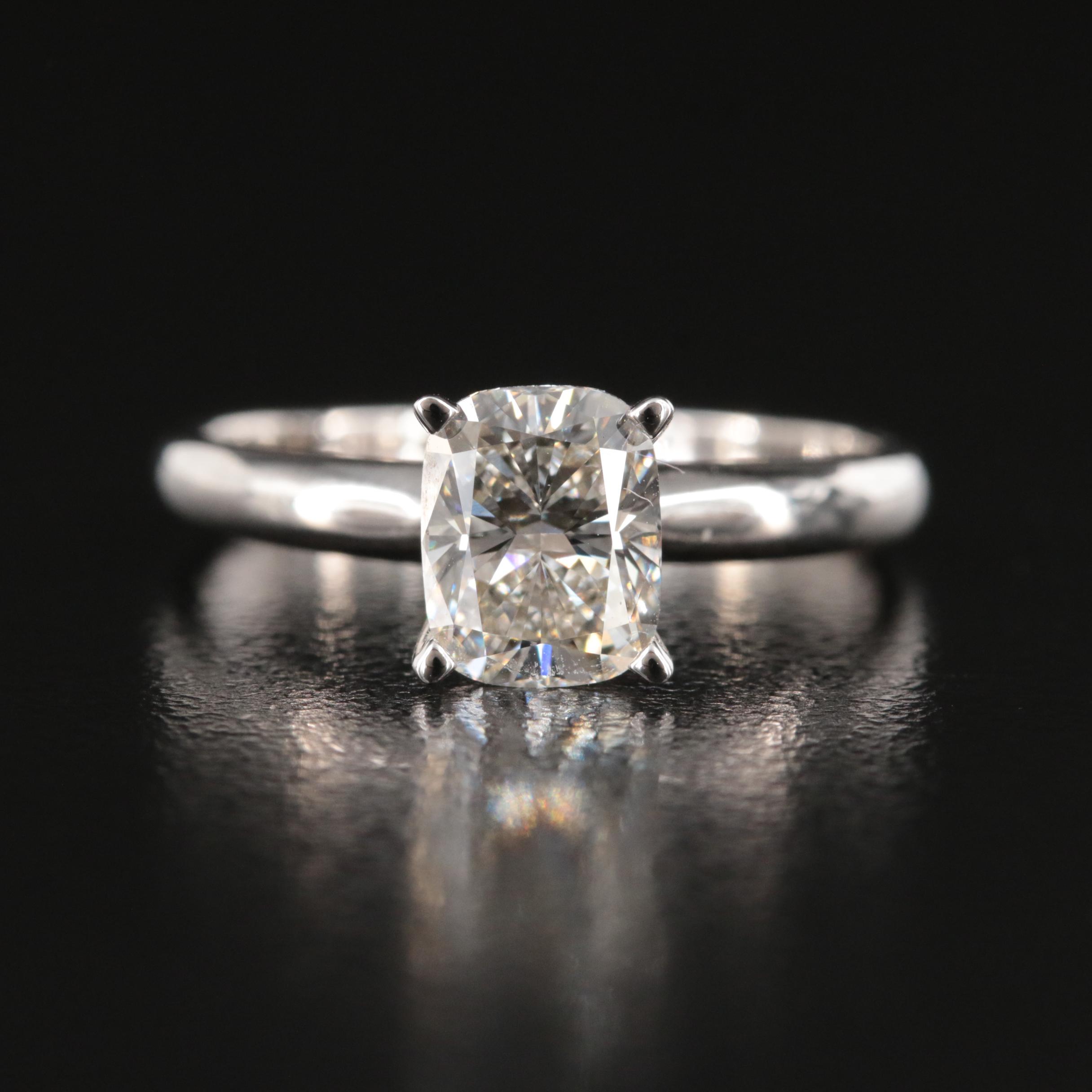 14K 1.45 CT Lab Grown Diamond Solitaire Ring