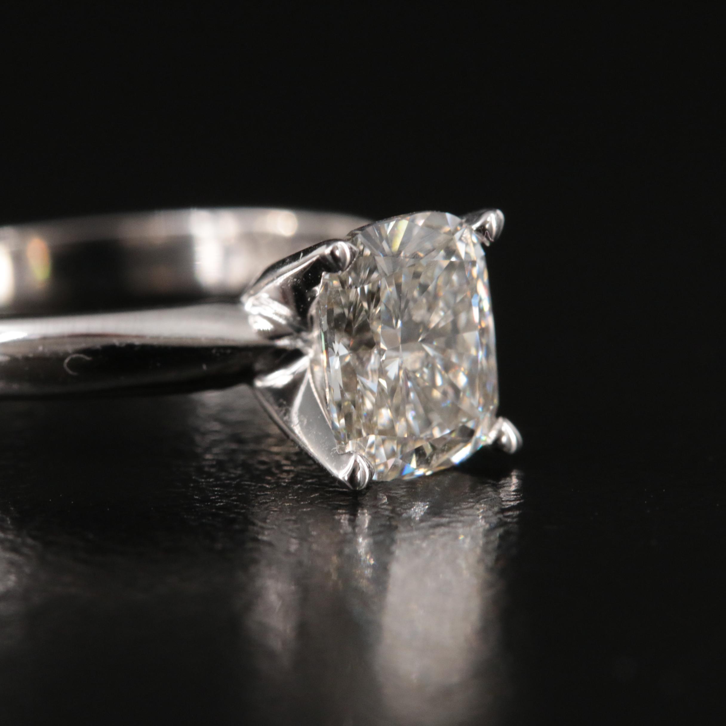14K 1.45 CT Lab Grown Diamond Solitaire Ring