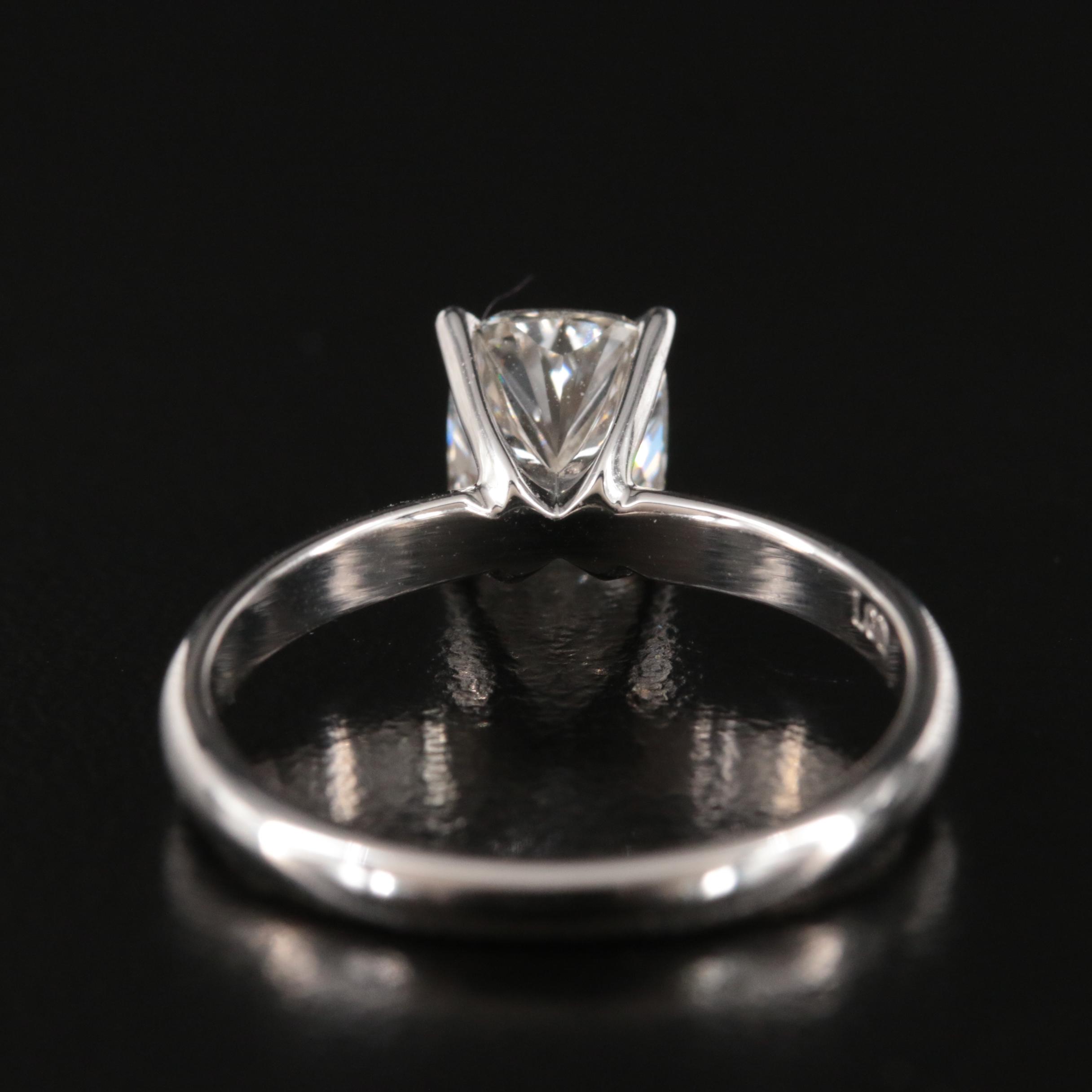 14K 1.45 CT Lab Grown Diamond Solitaire Ring
