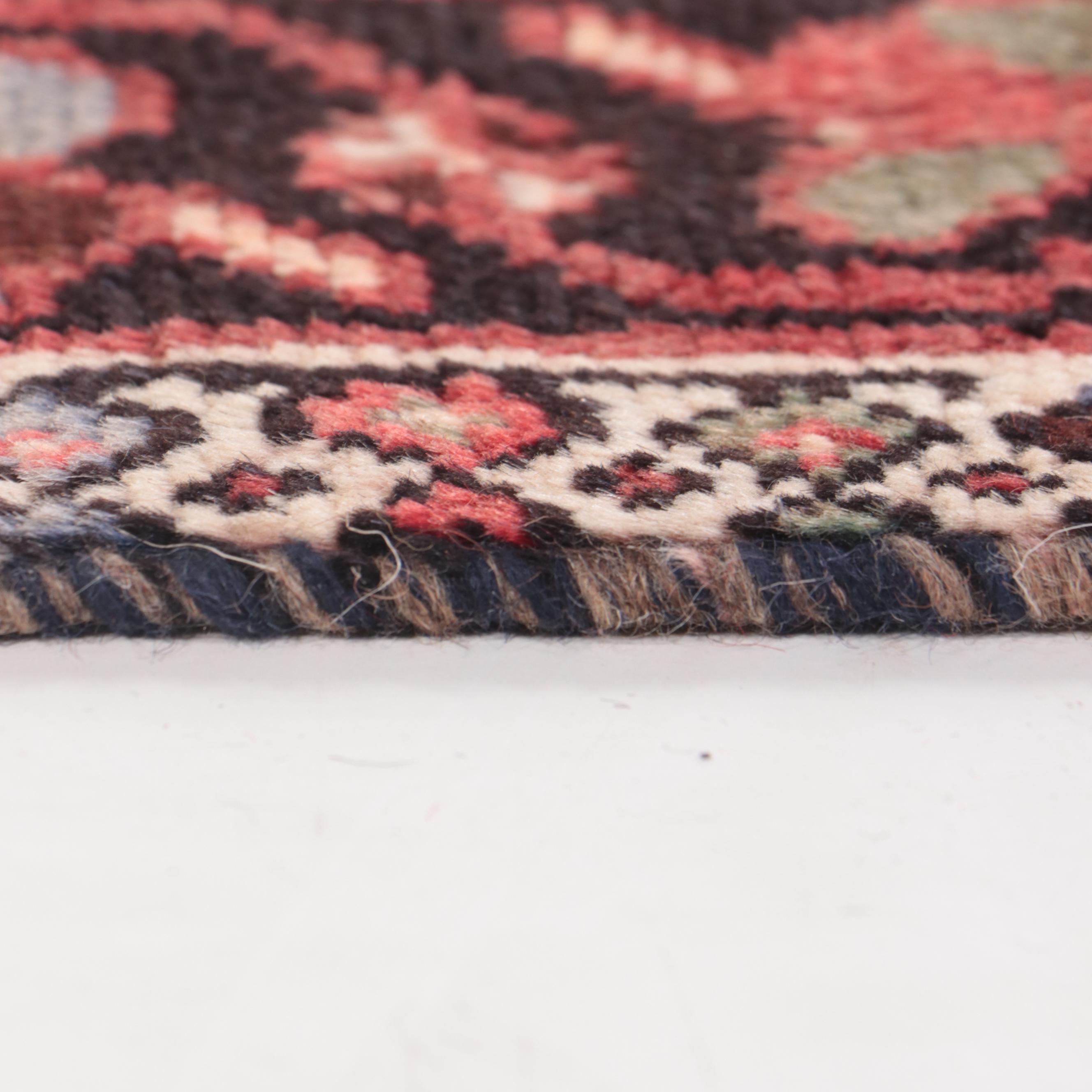 4'5 x 7'8 Hand-Knotted Persian Hamadan Area Rug