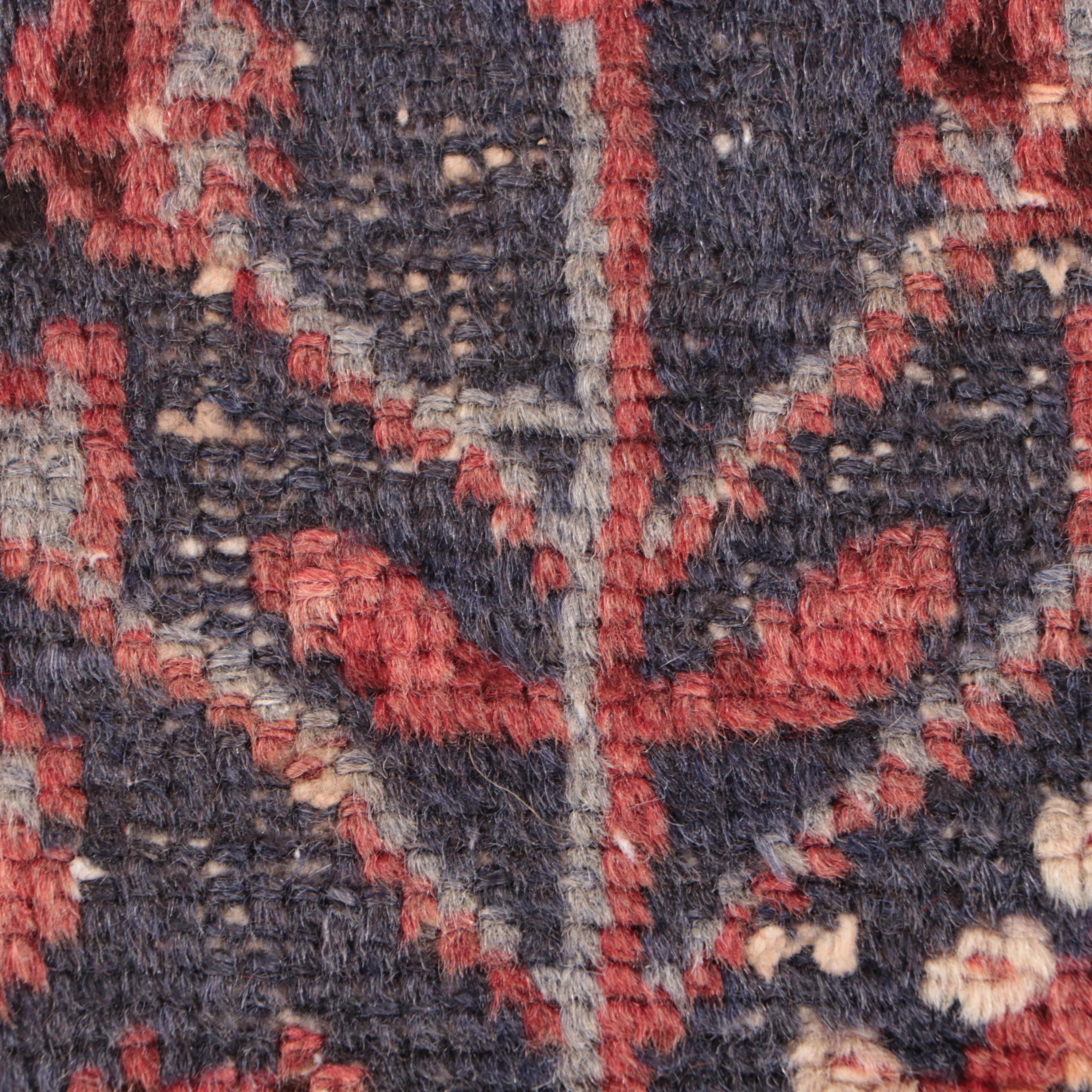 4'5 x 7'8 Hand-Knotted Persian Hamadan Area Rug