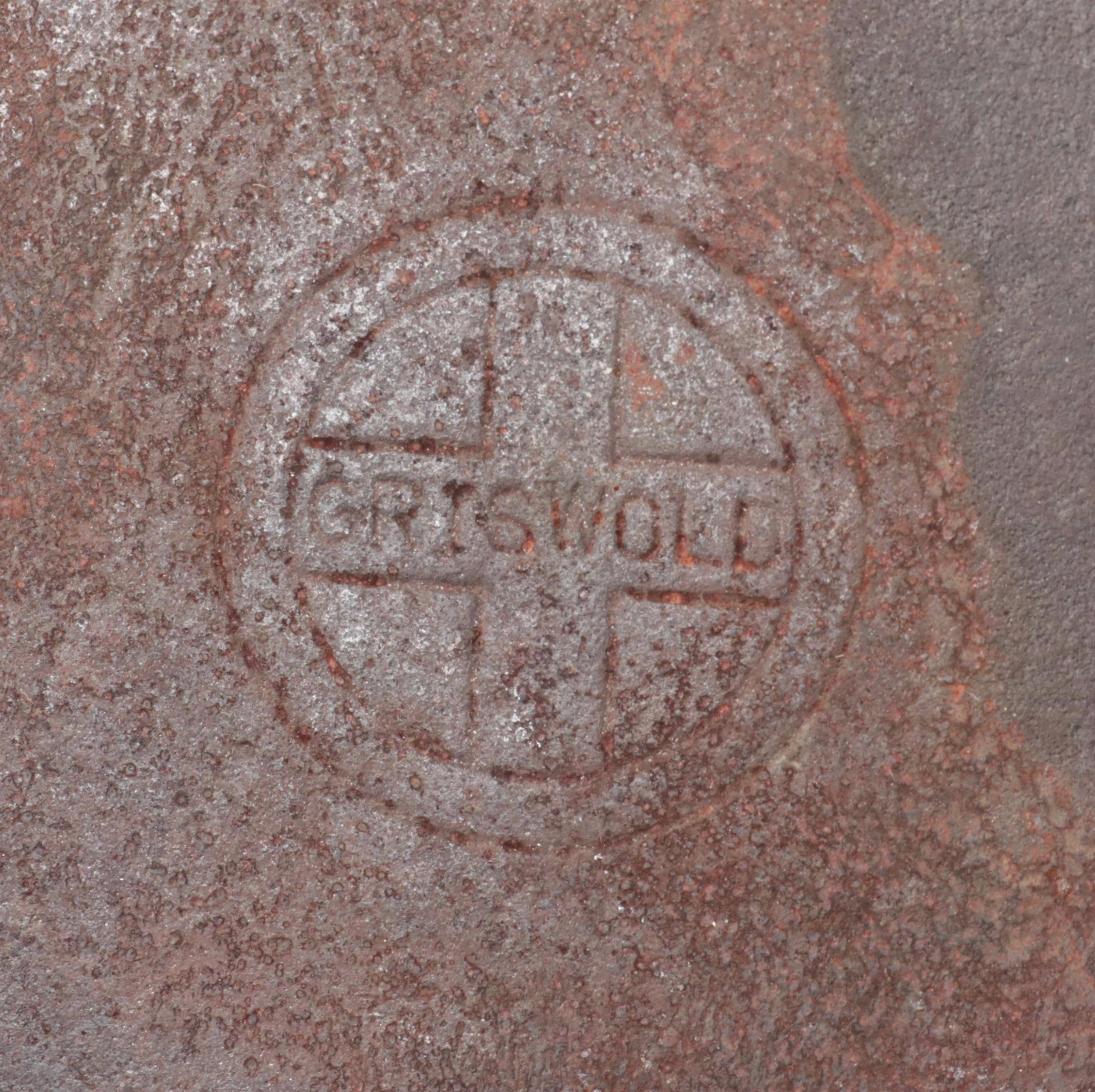 Griswold and Wagner Iron Skillets with Magnalite Aluminum Roasting Pots