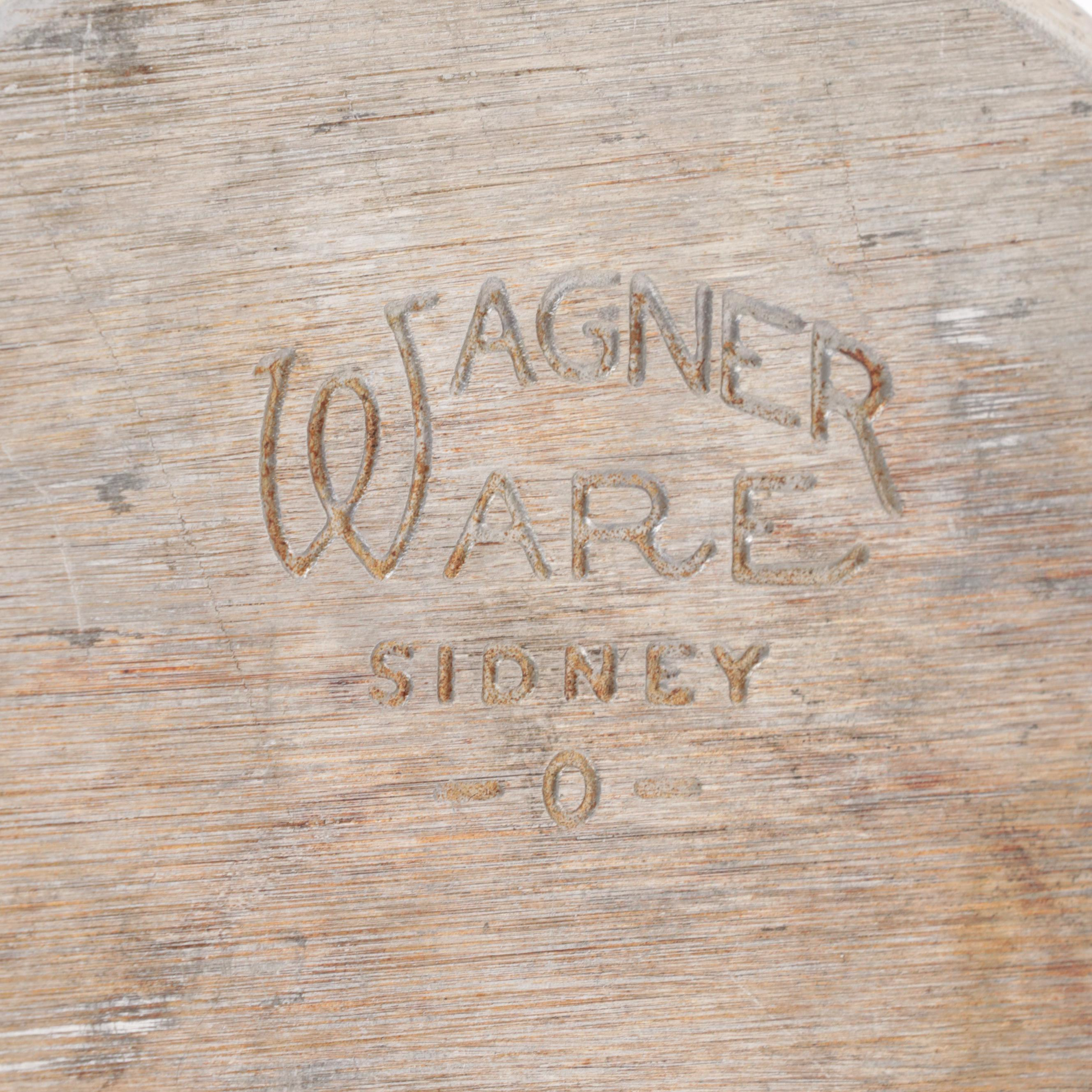 Griswold and Wagner Iron Skillets with Magnalite Aluminum Roasting Pots