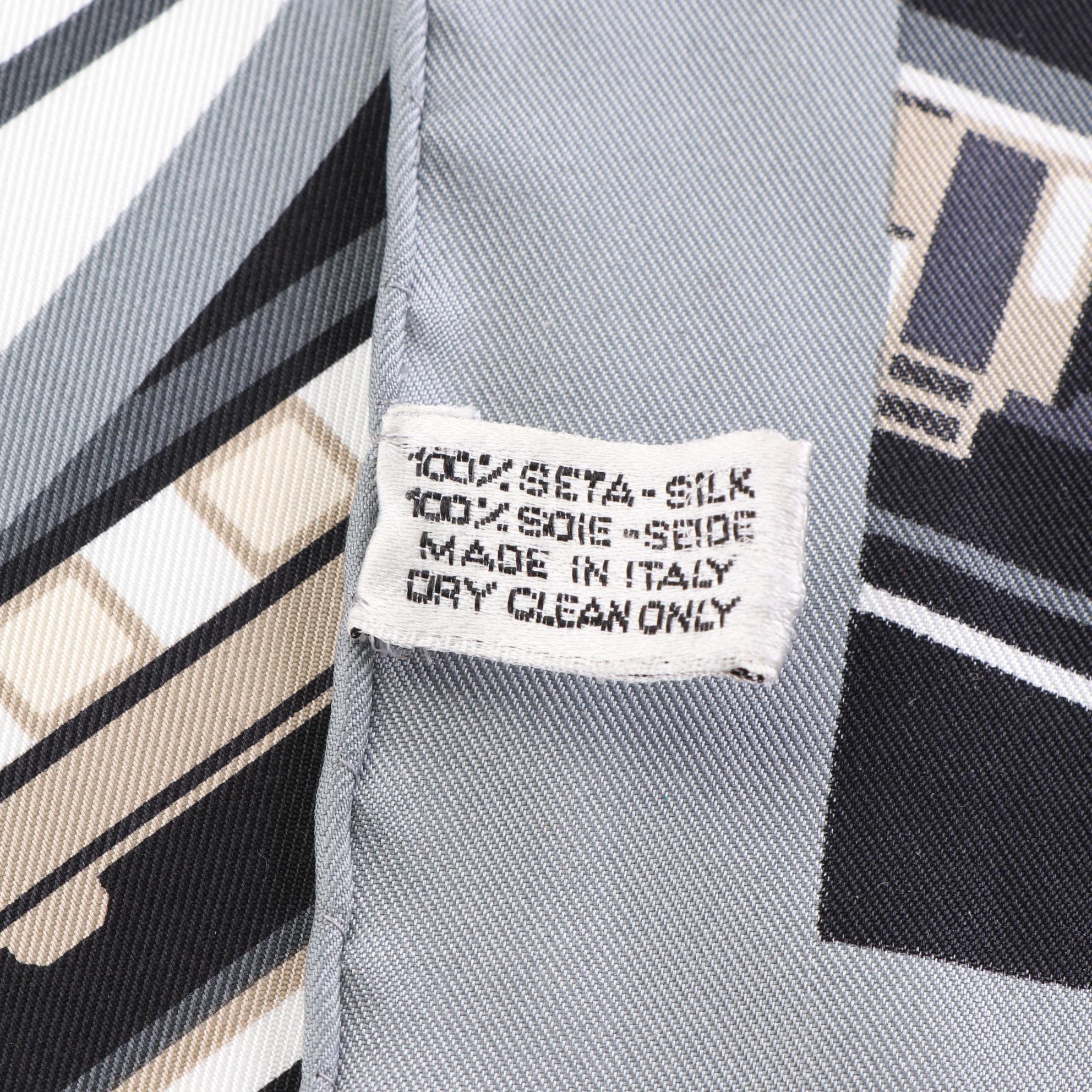 Chanel CC Train Print Silk Scarf