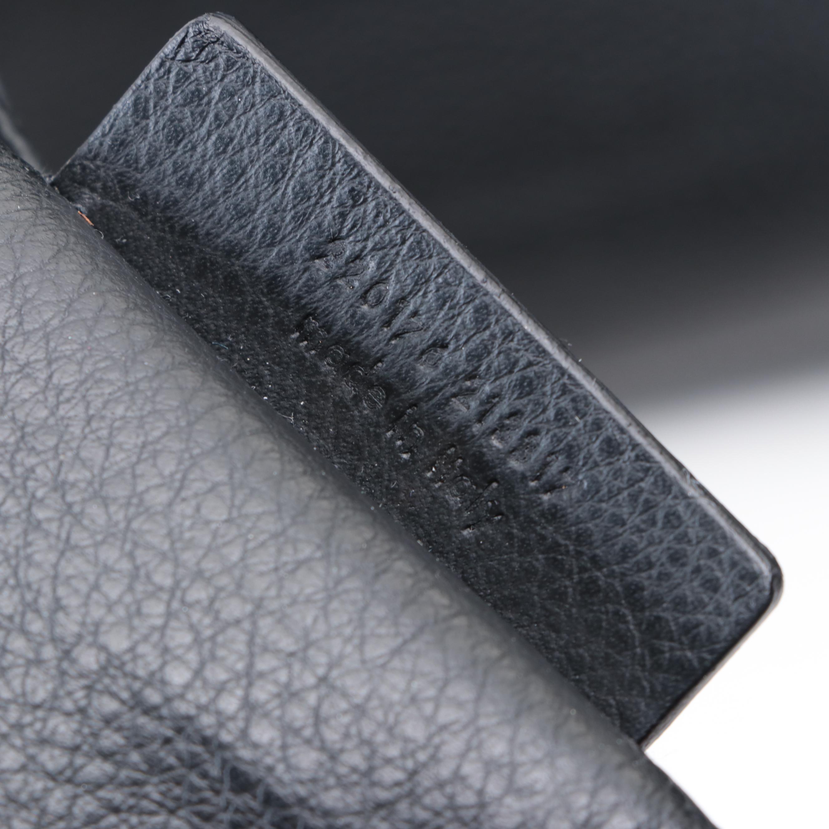 Yves Saint Laurent Y Bow Bag in Grain Leather with Zip Pouch