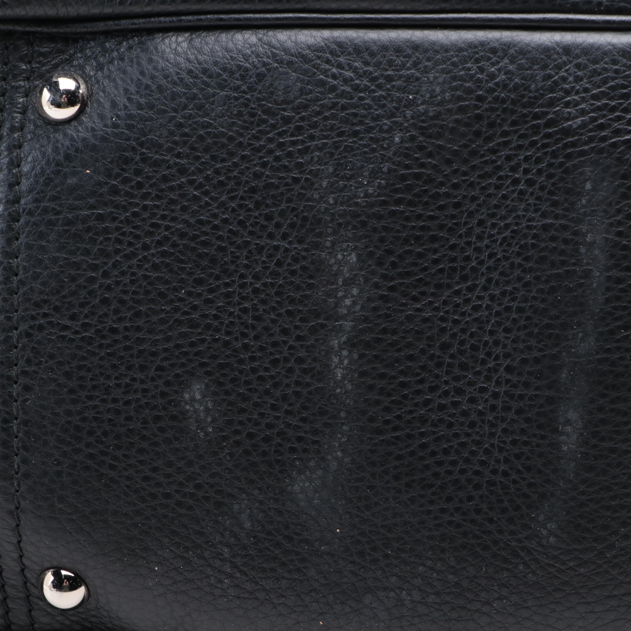 Yves Saint Laurent Y Bow Bag in Grain Leather with Zip Pouch