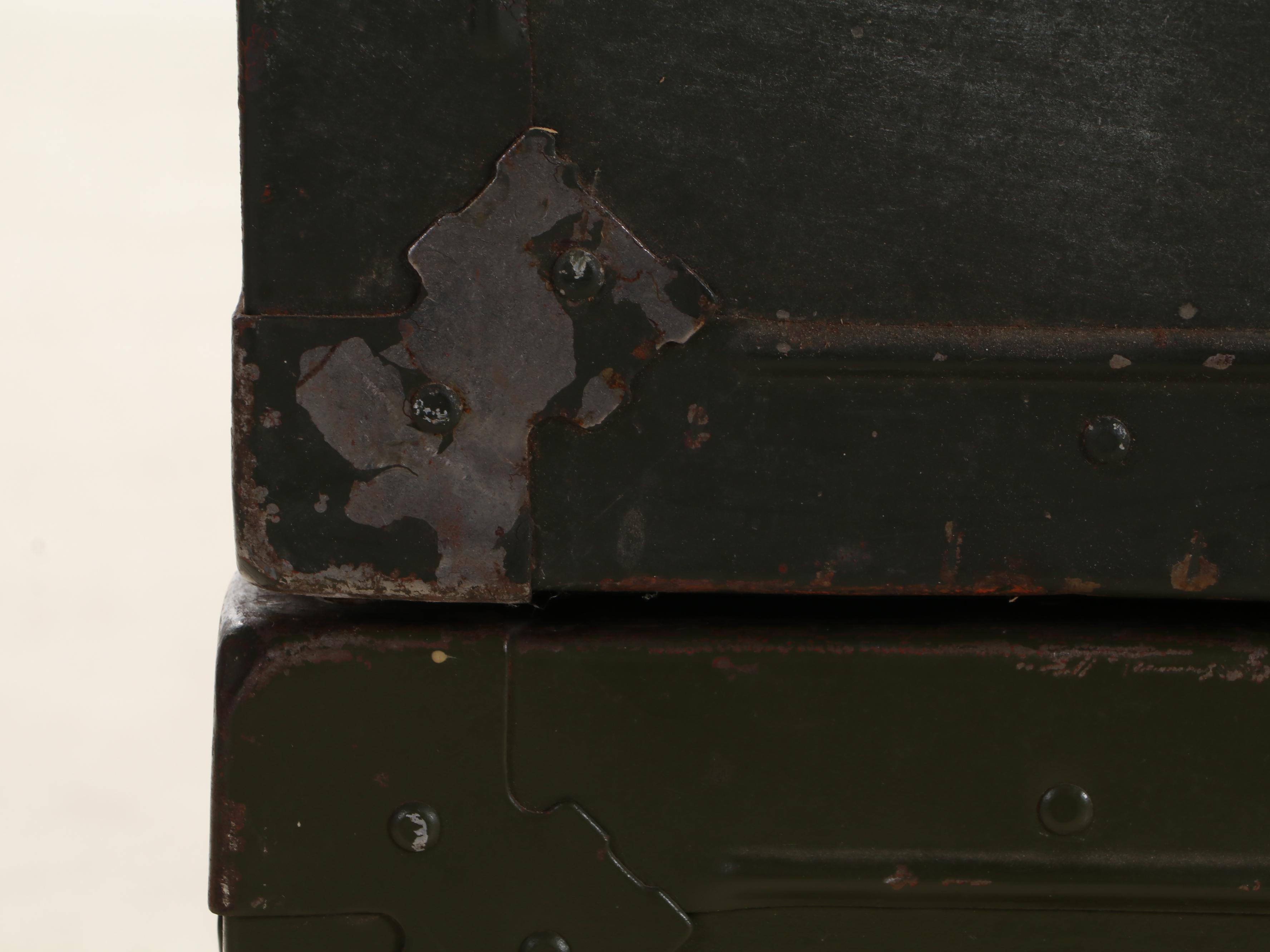 Kowa Industry and Other Military Foot Lockers, Mid-20th Century