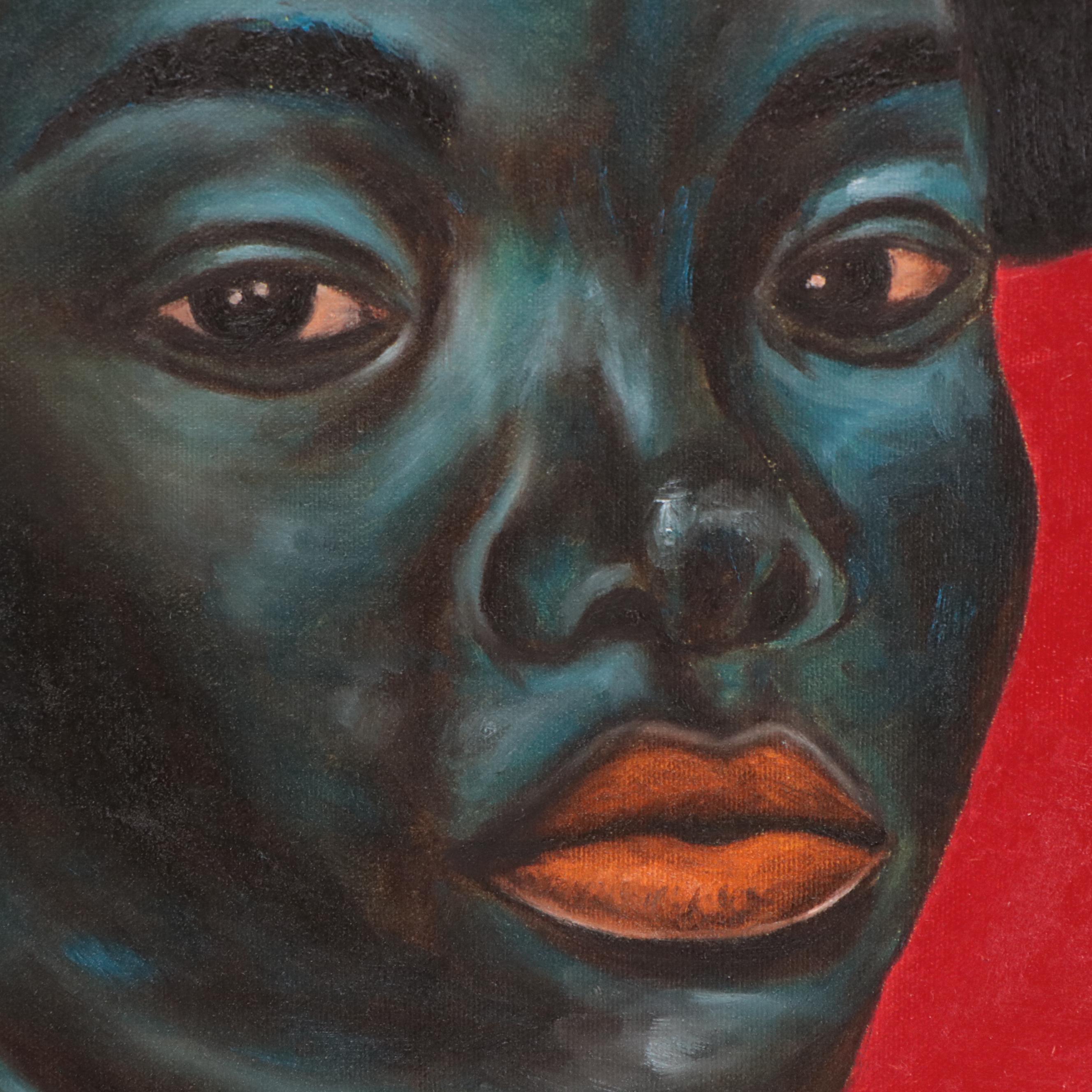 Oluwakemi Omowaire Oil Painting "When You Left," 2023