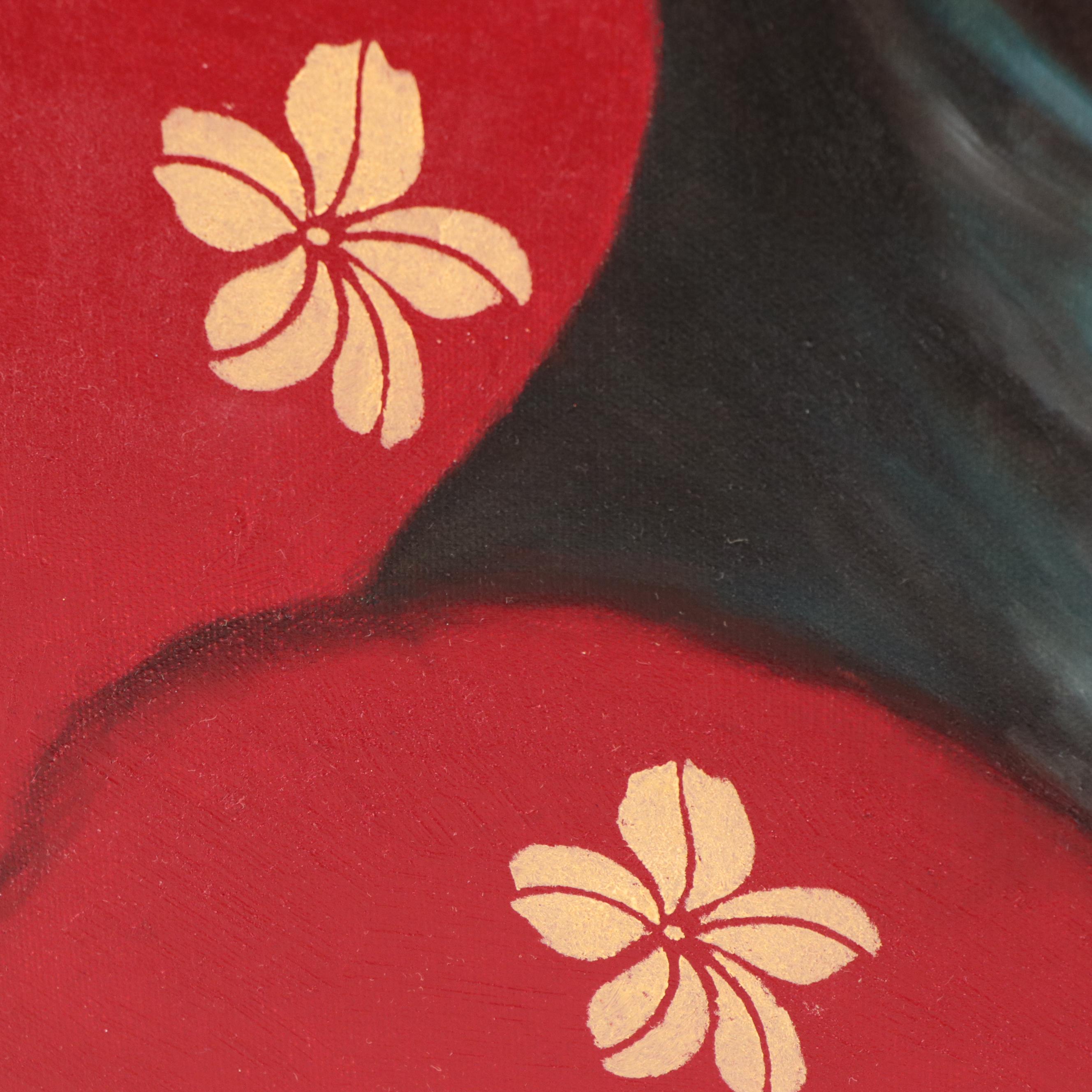 Oluwakemi Omowaire Oil Painting "When You Left," 2023