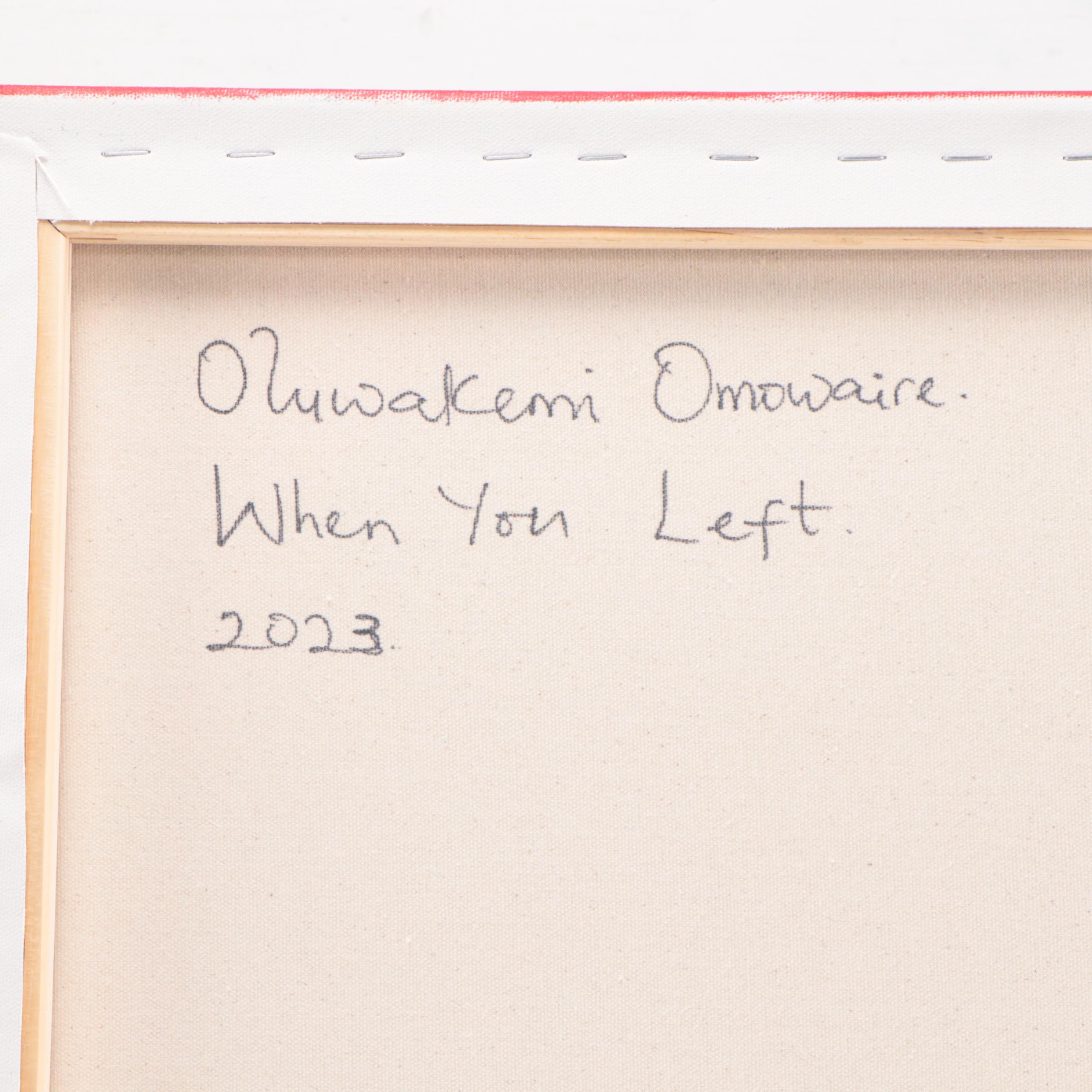 Oluwakemi Omowaire Oil Painting "When You Left," 2023