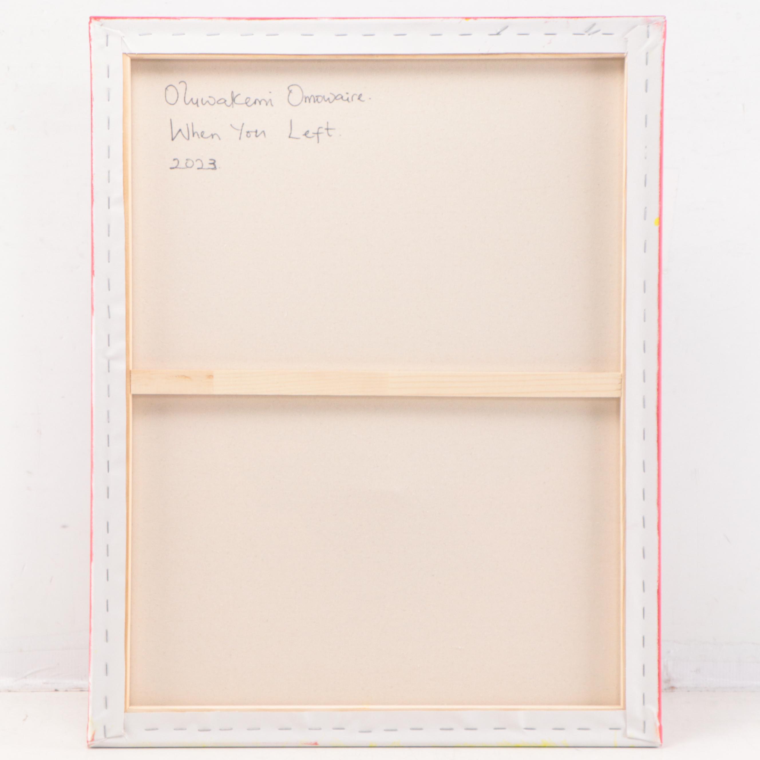 Oluwakemi Omowaire Oil Painting "When You Left," 2023